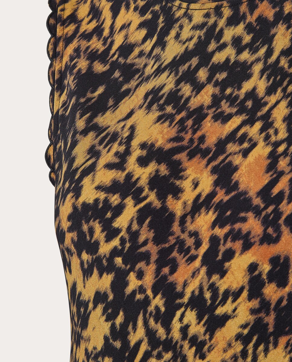 Vestido Midi Clea Estampado Multicolor-3