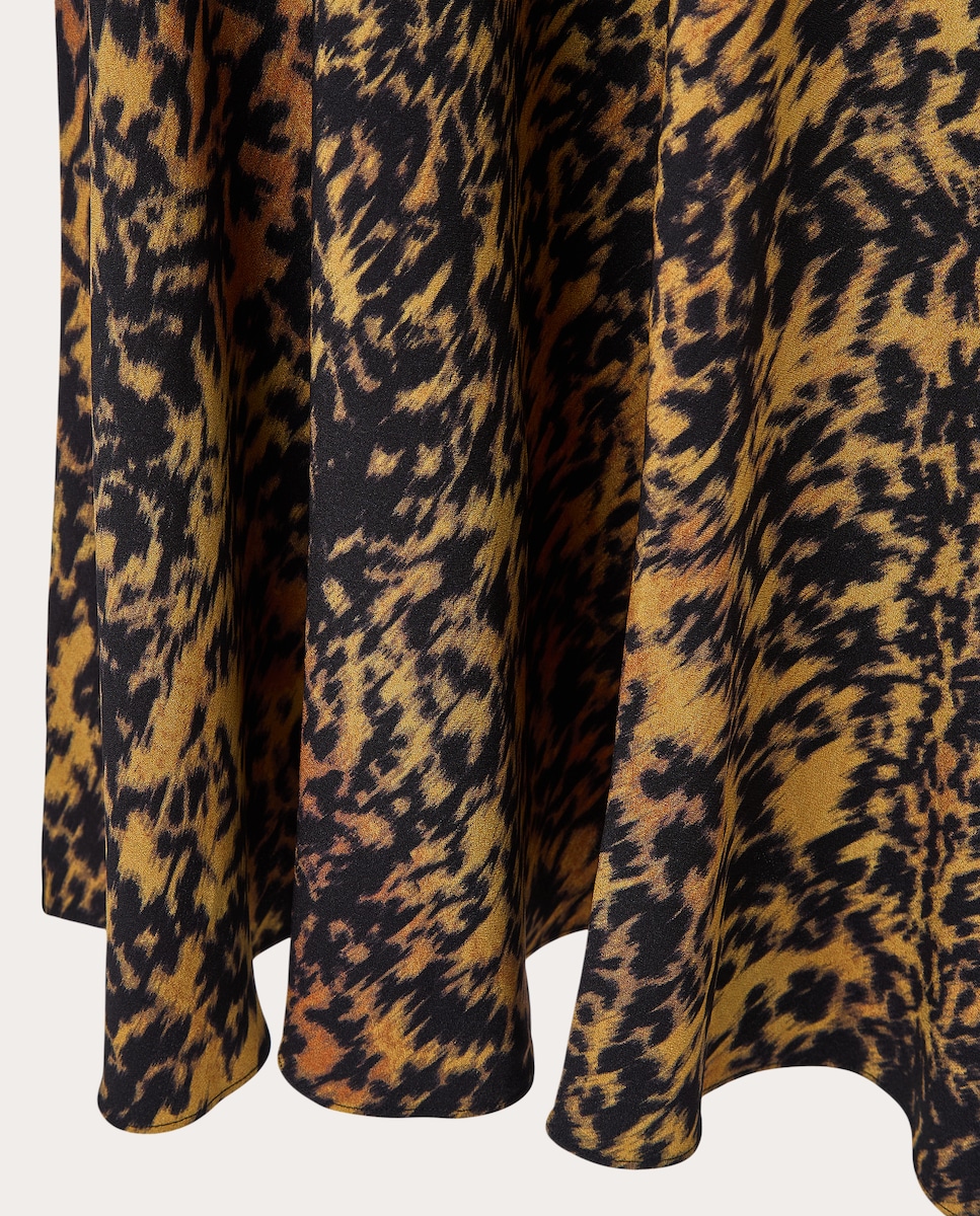 Vestido Midi Clea Estampado Multicolor-4