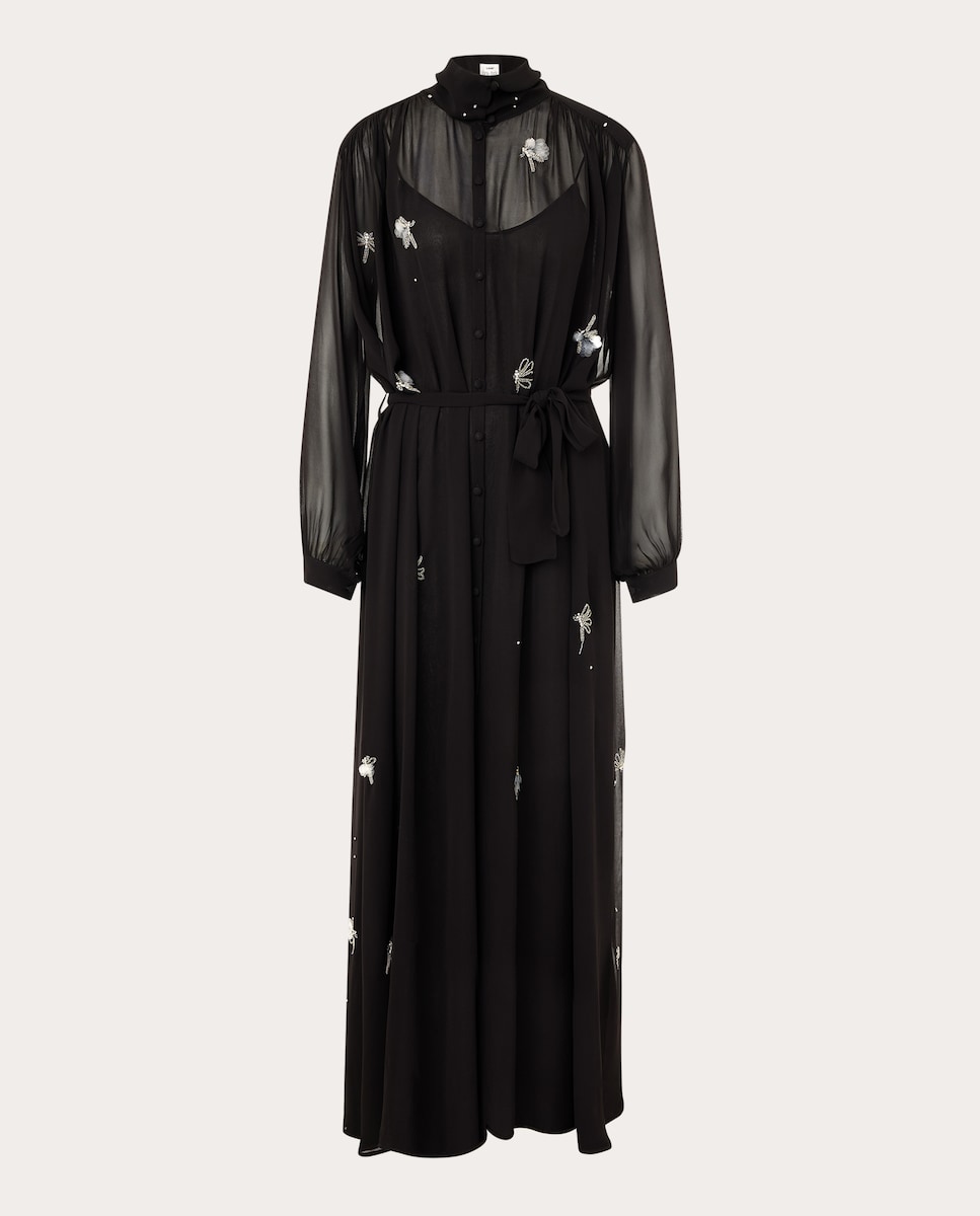 Vestido comprido Preto-1