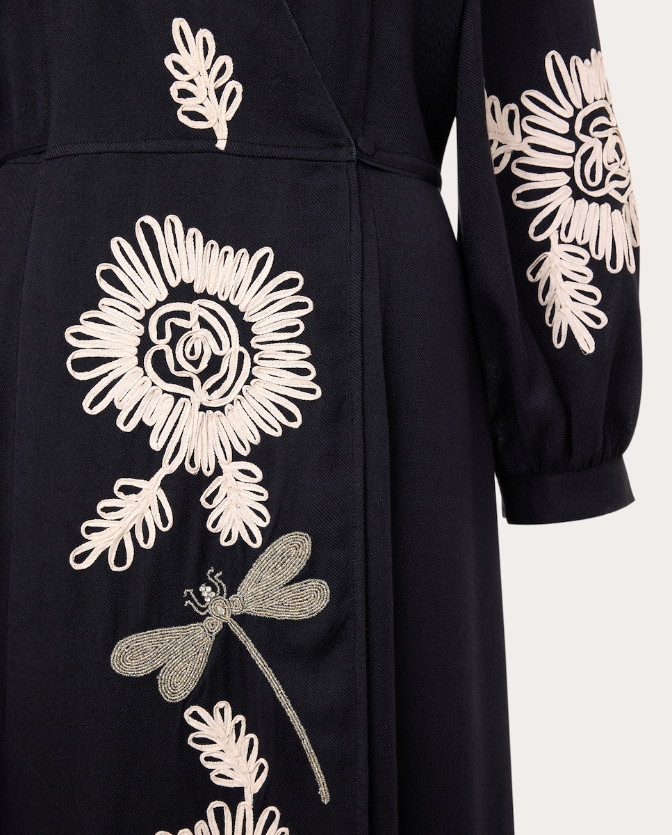 Vestido comprido Preto-3