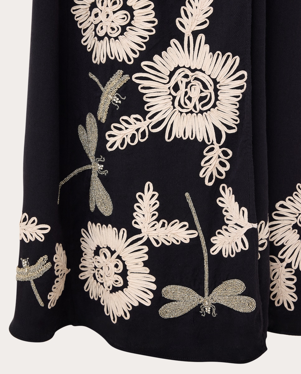 Vestido comprido Preto-4