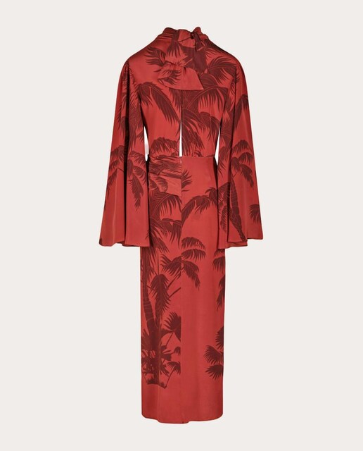 Imagen 0 de Vestido midi Chilled Paradise de seda