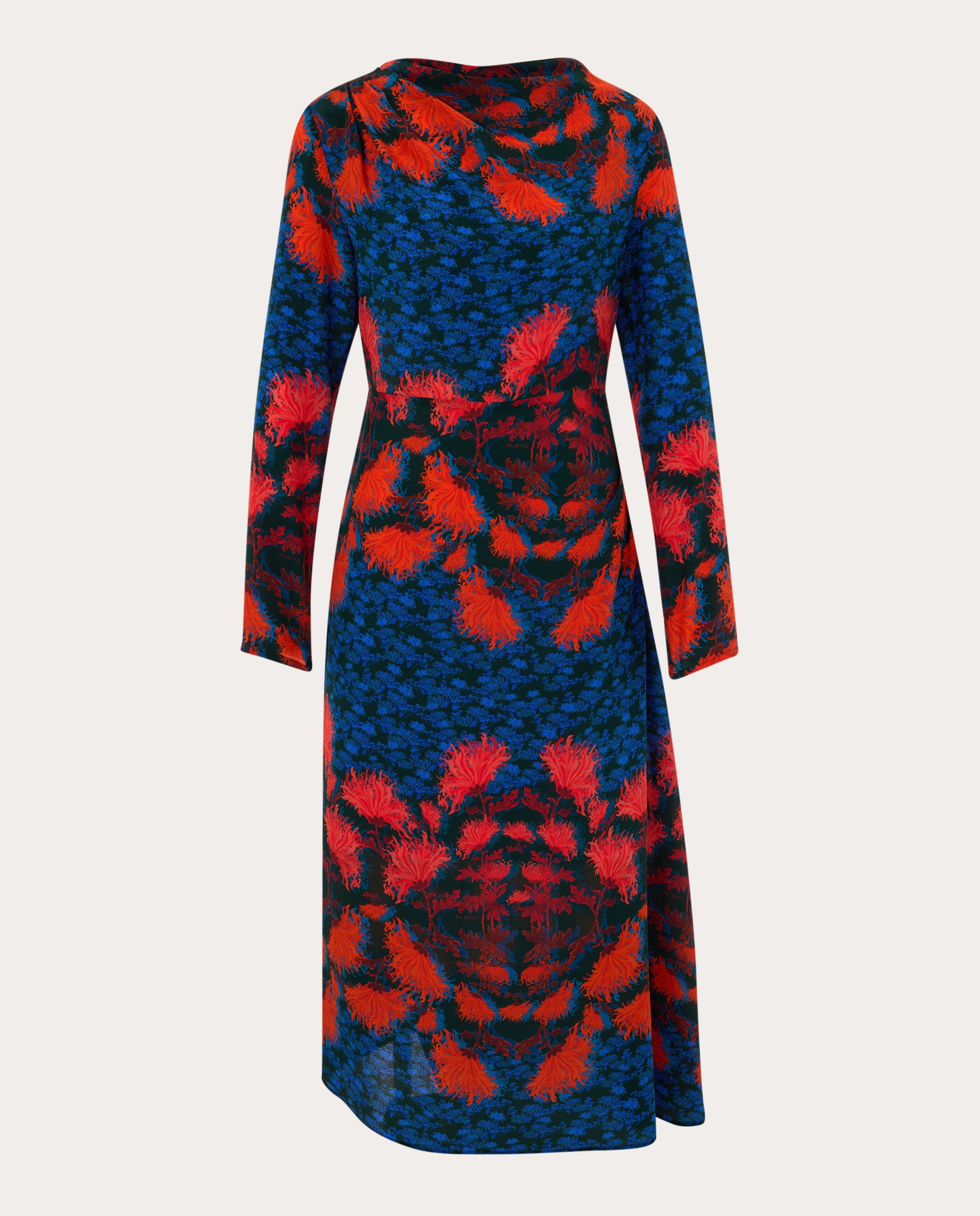 Imagem 0 de Vestido midi de seda