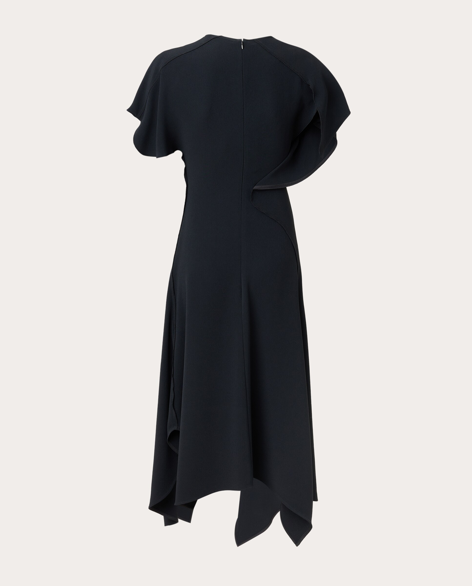 Vestido drapeado - Negro Negro-2