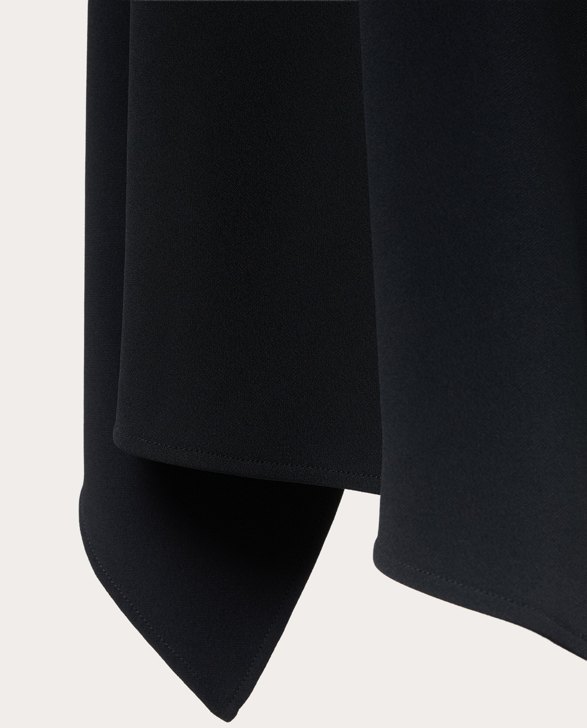 Vestido drapeado - Negro Negro-5