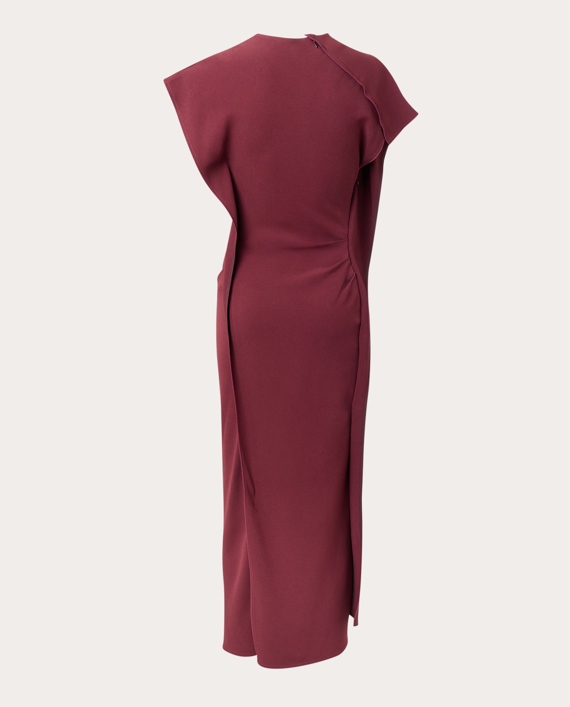 Vestido midi Cinnabar - Rojo Rojo-2