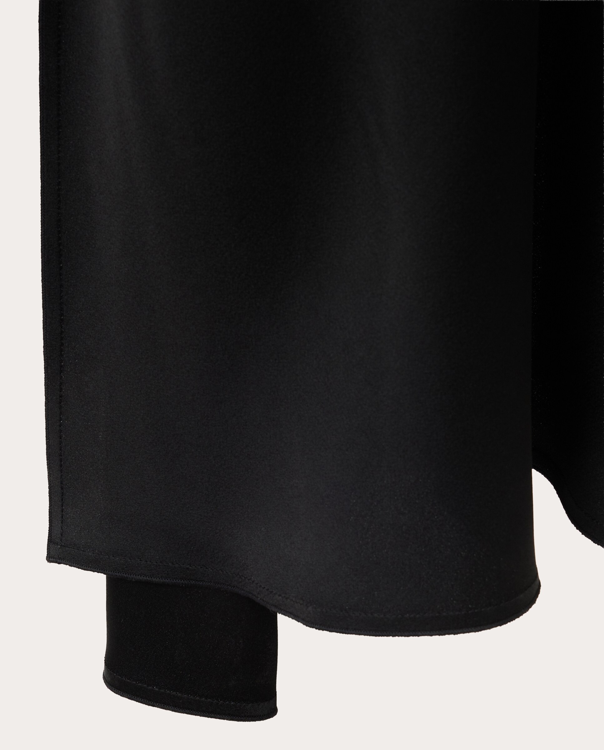 Vestido midi Victoria drapeado - Negro Negro-5