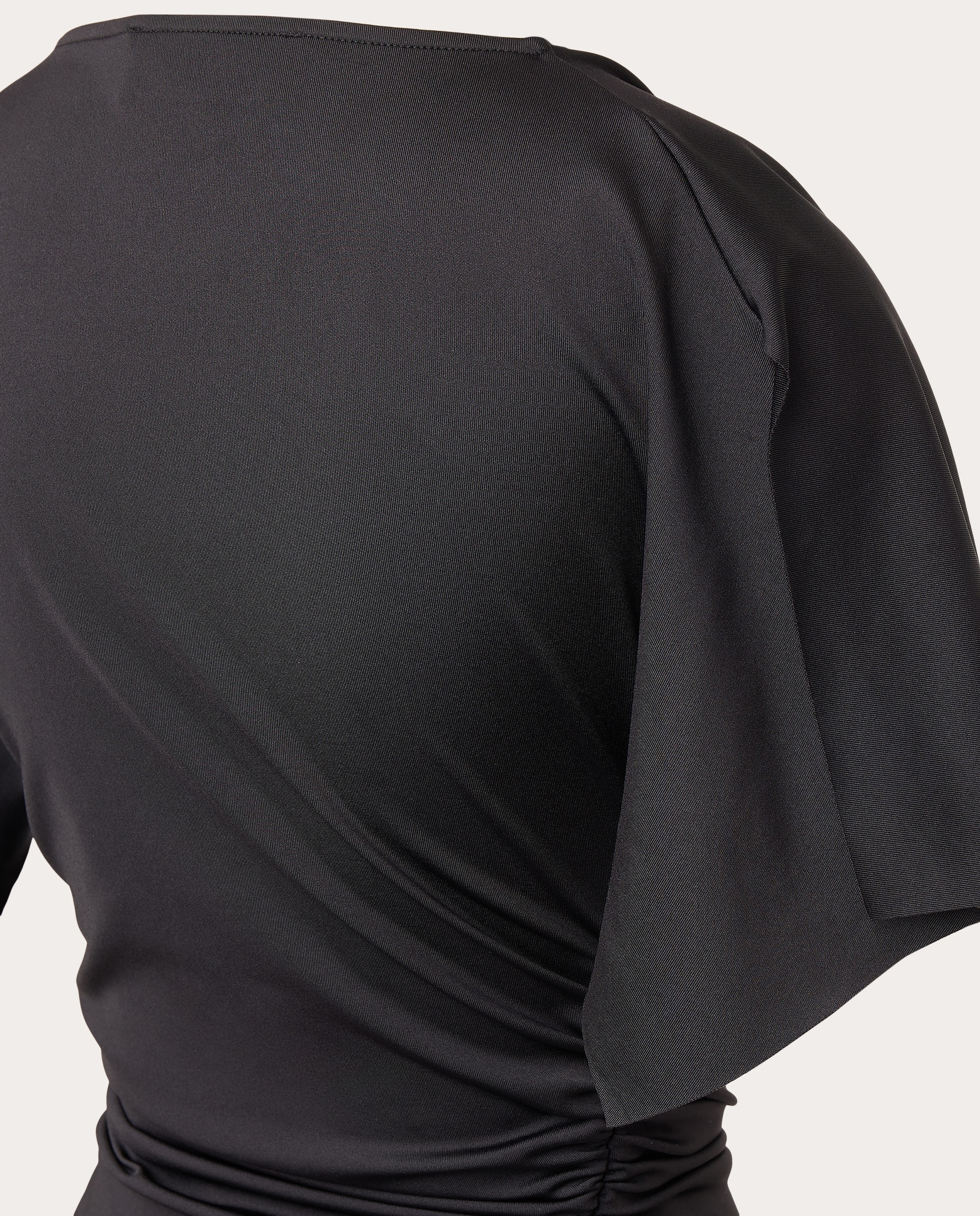 Vestido Blousey midi - Negro Negro-4