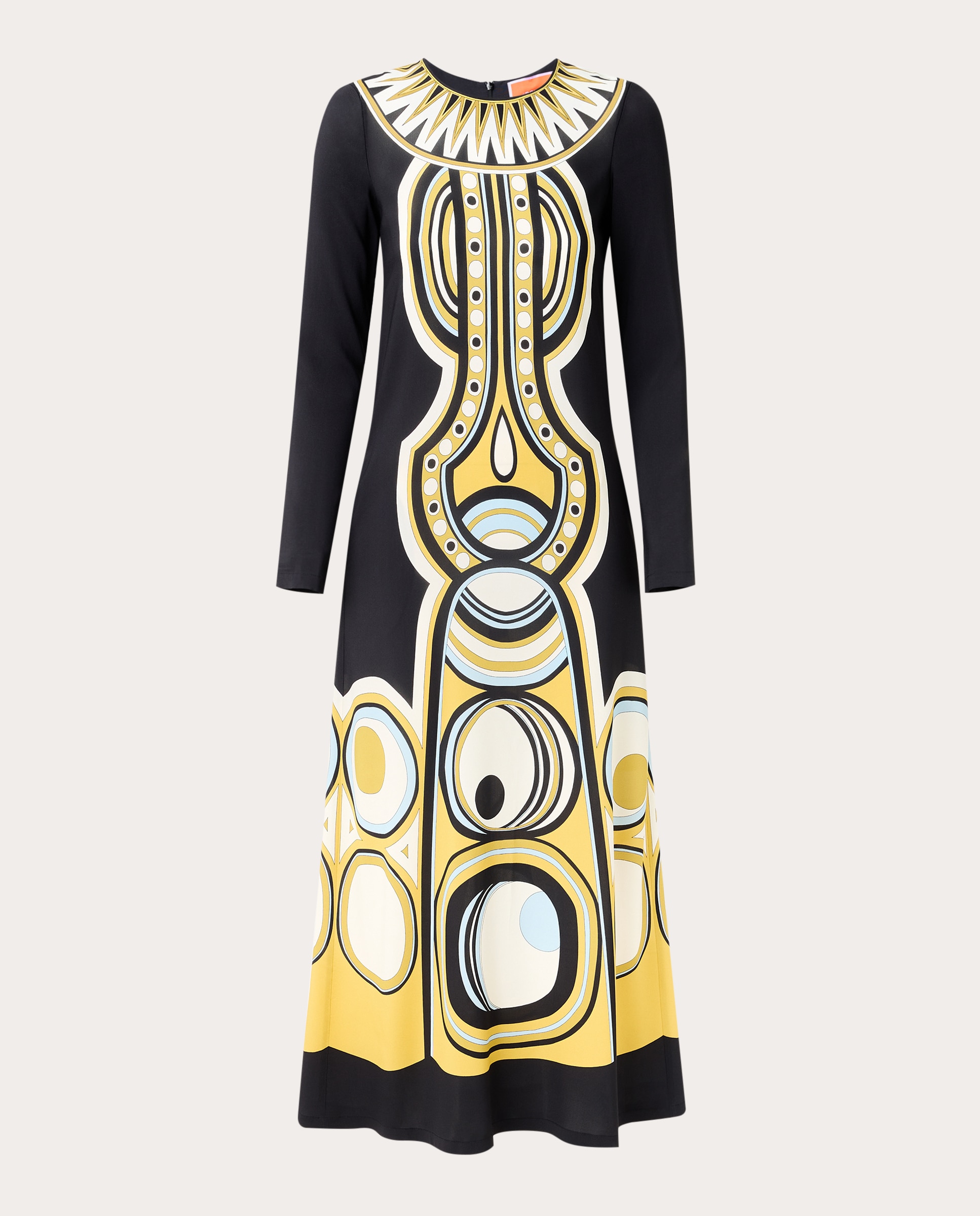Vestido Swing estampado - Negro Negro-1