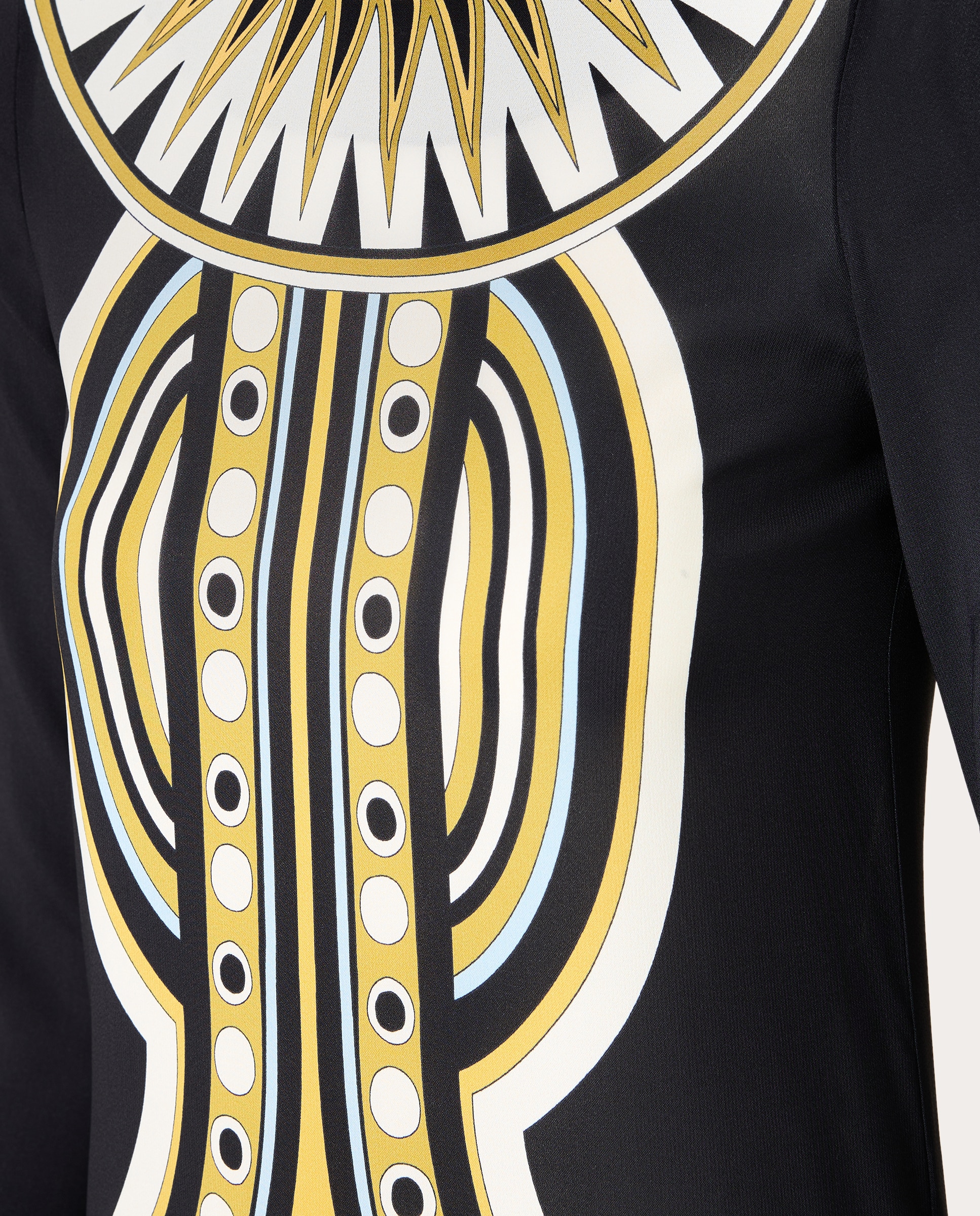 Vestido Swing estampado - Negro Negro-3