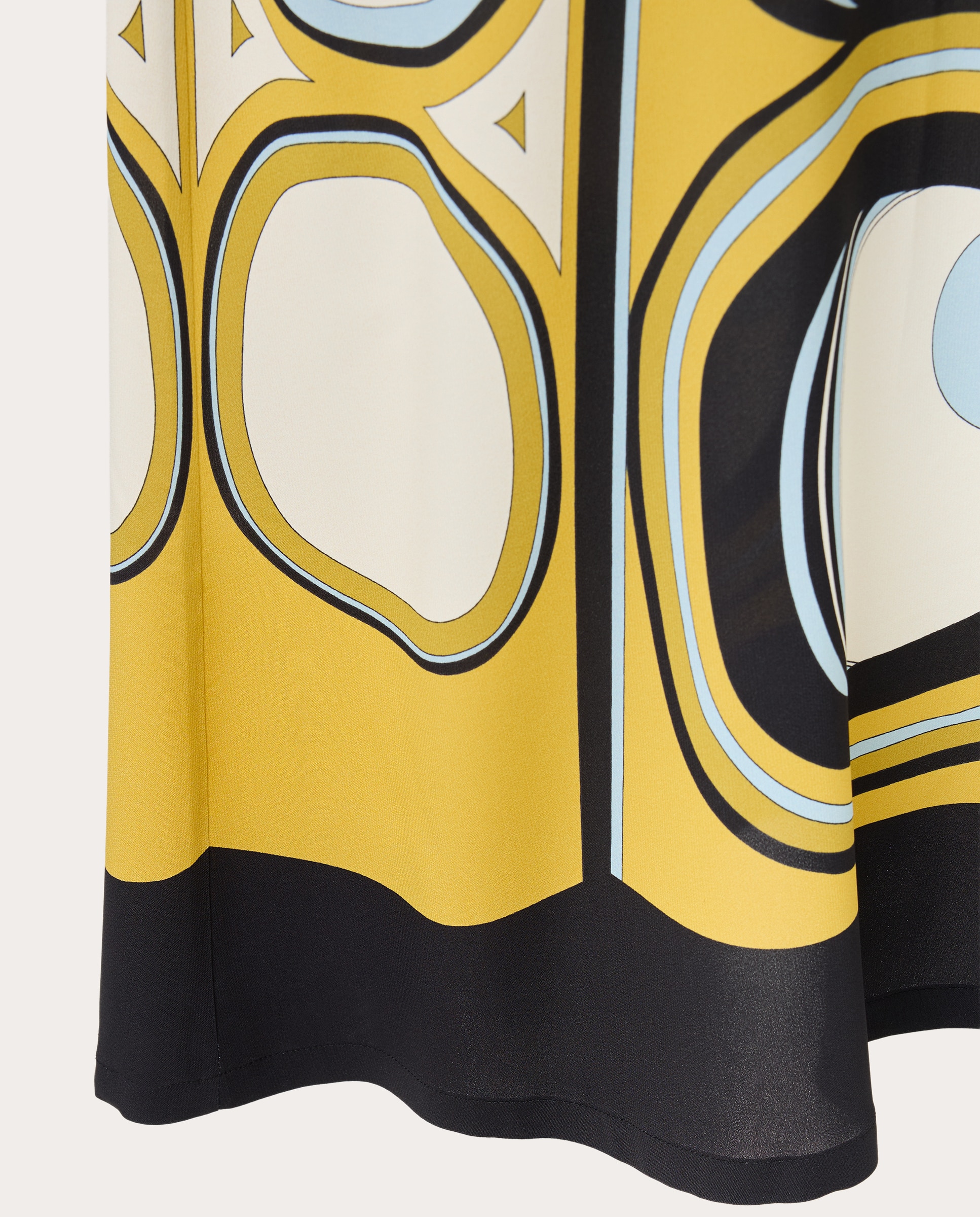 Vestido Swing estampado - Negro Negro-5