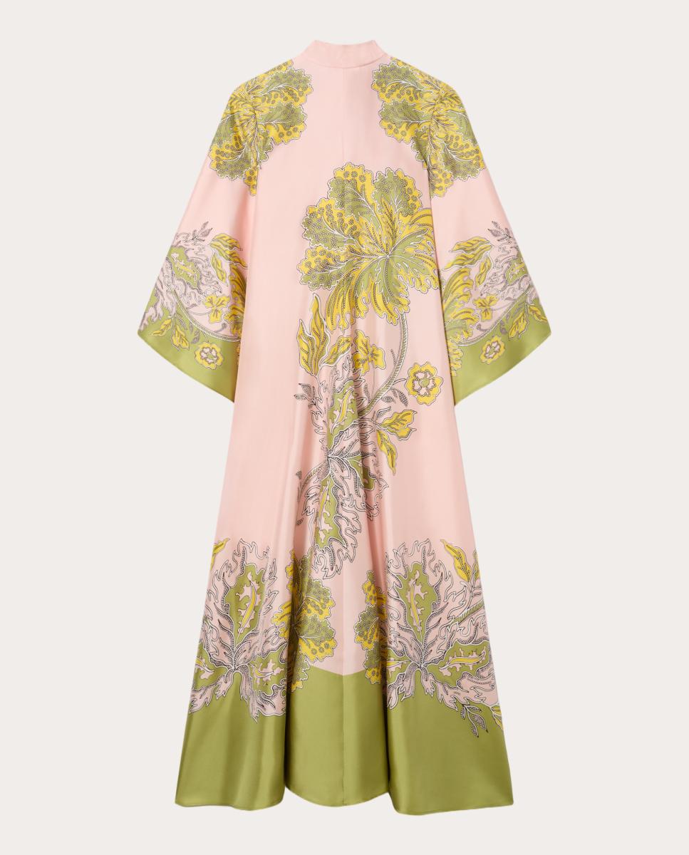 Vestido Magnifico de seda - Rosa Rosa-2