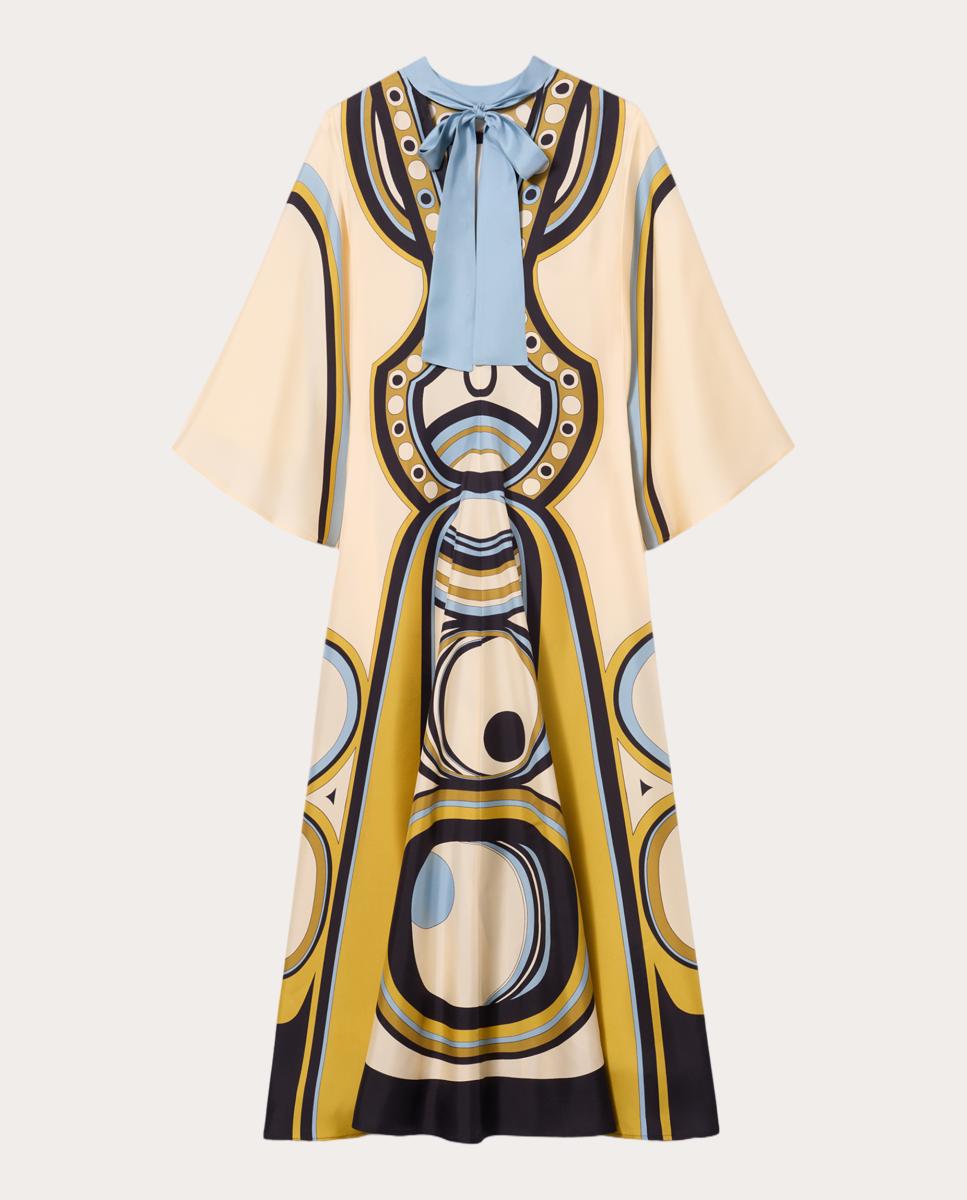 Imagen 2 de Vestido Magnifico de seda - Crudo Crudo