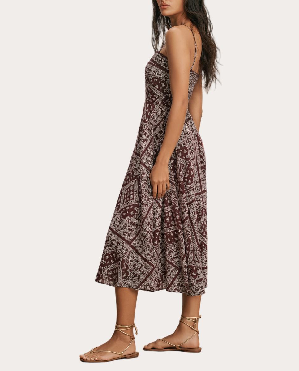 Imagen 3 de Vestido Kitt bandana - Burdeos Burdeos