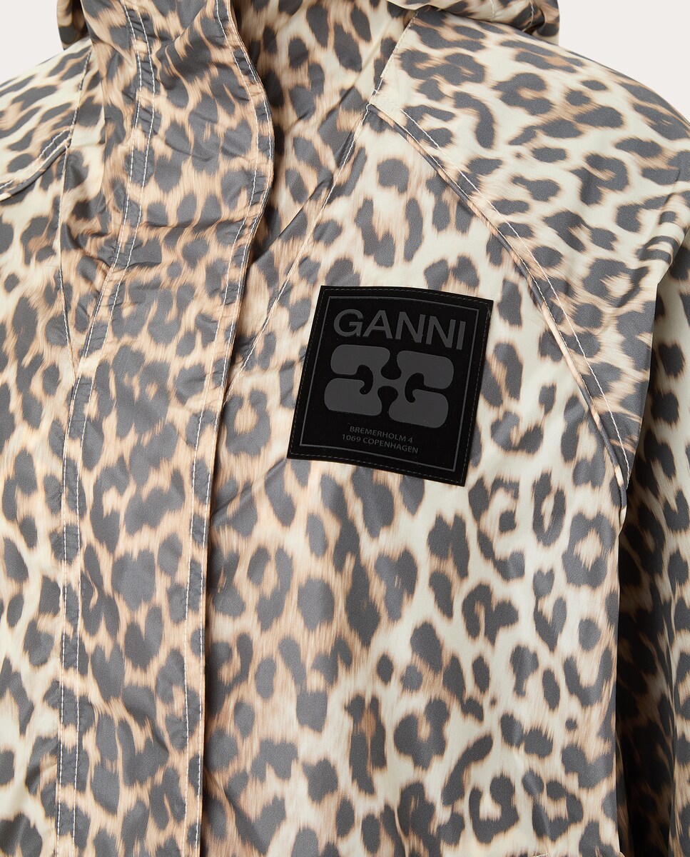 Casaco estampado Castanho-3