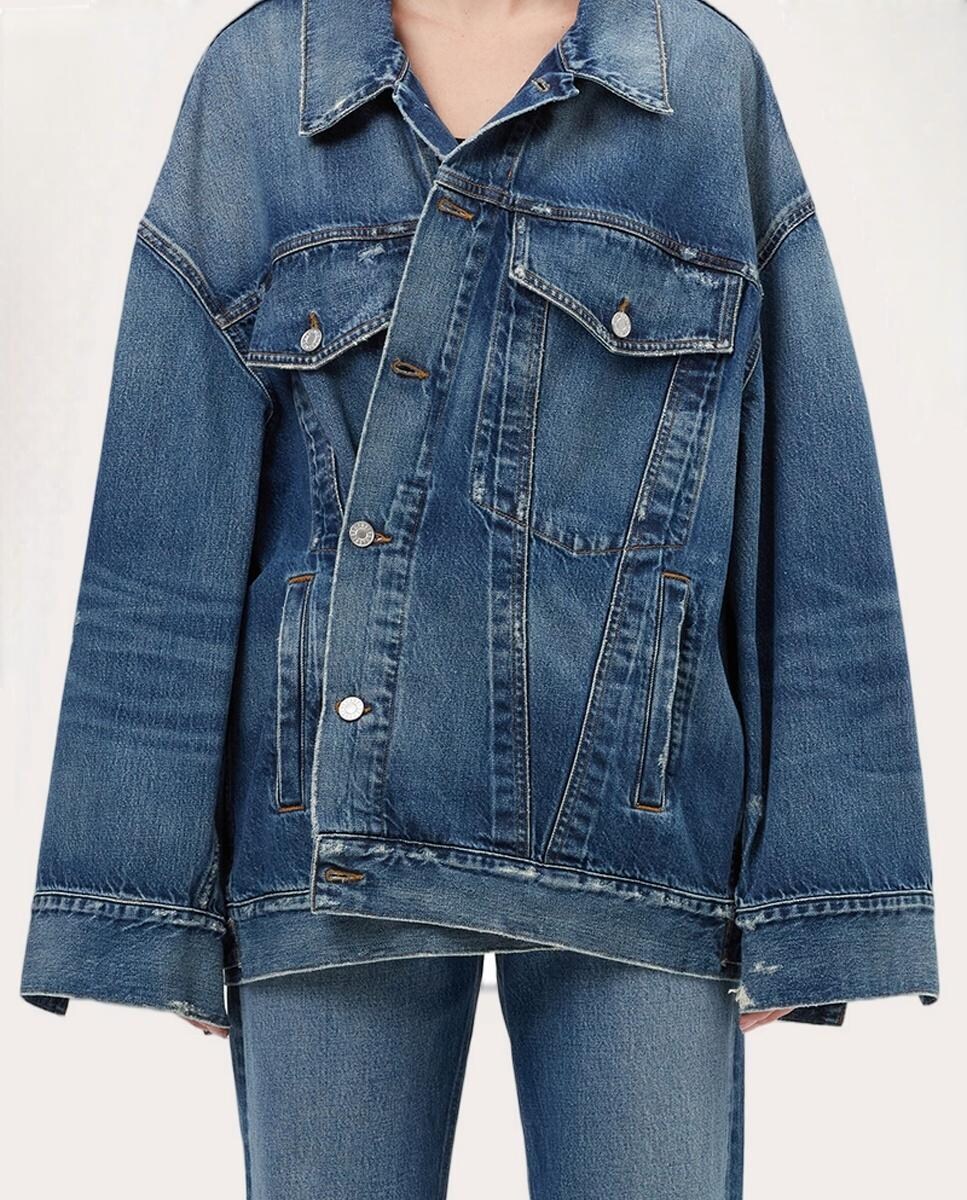 Casaco Wayne Illuminate de Algodão Azul-1