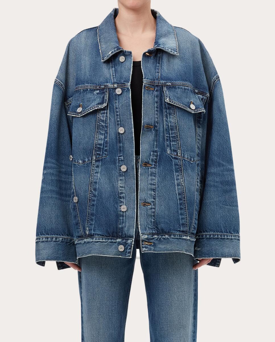 Casaco Wayne Illuminate de Algodão Azul-3