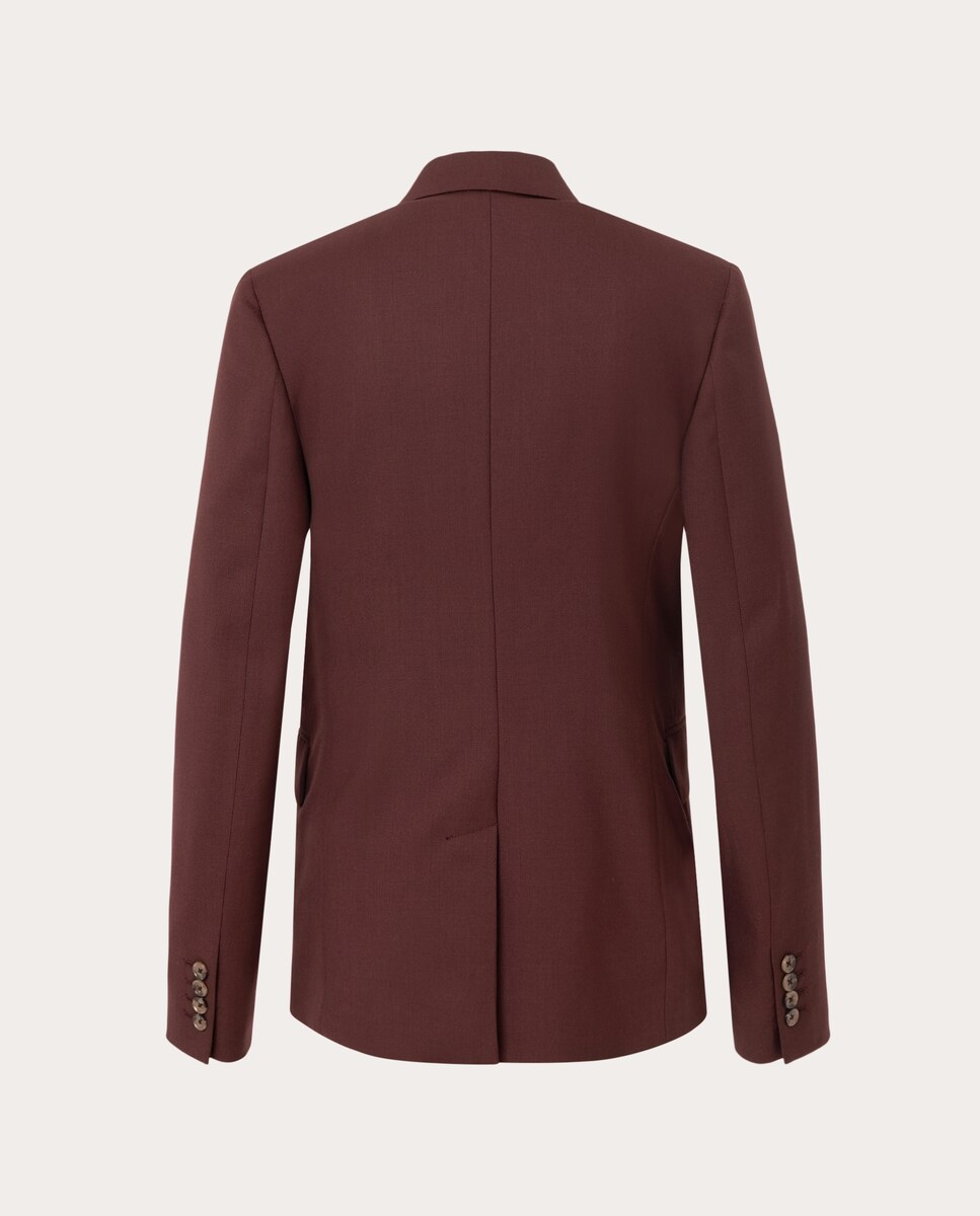 Casaco de lã Vermelho-2