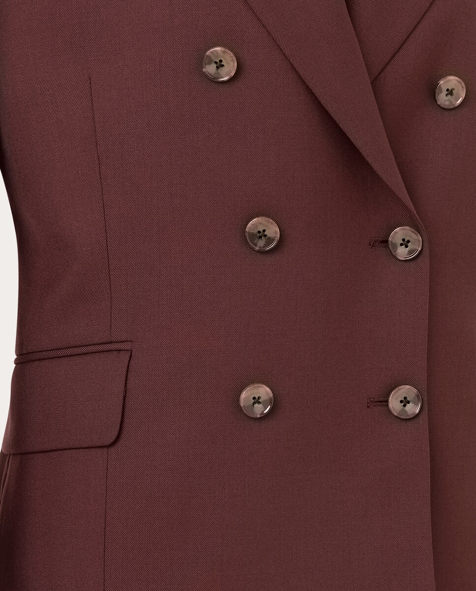 Casaco de lã Vermelho-3