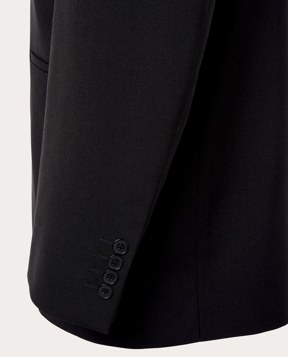 Chaqueta Dillon de lana Negro-5