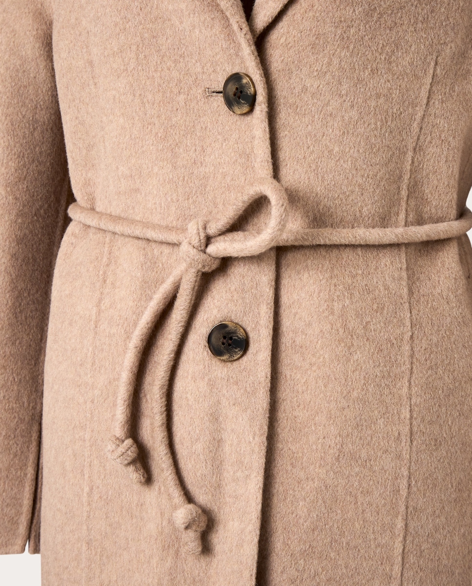 Casaco Hellen de Lã Bege-3