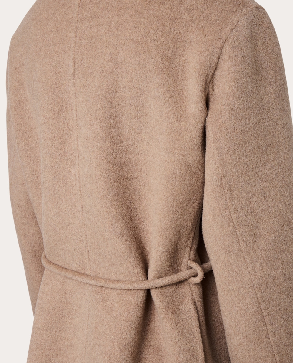 Casaco Hellen de Lã Bege-5