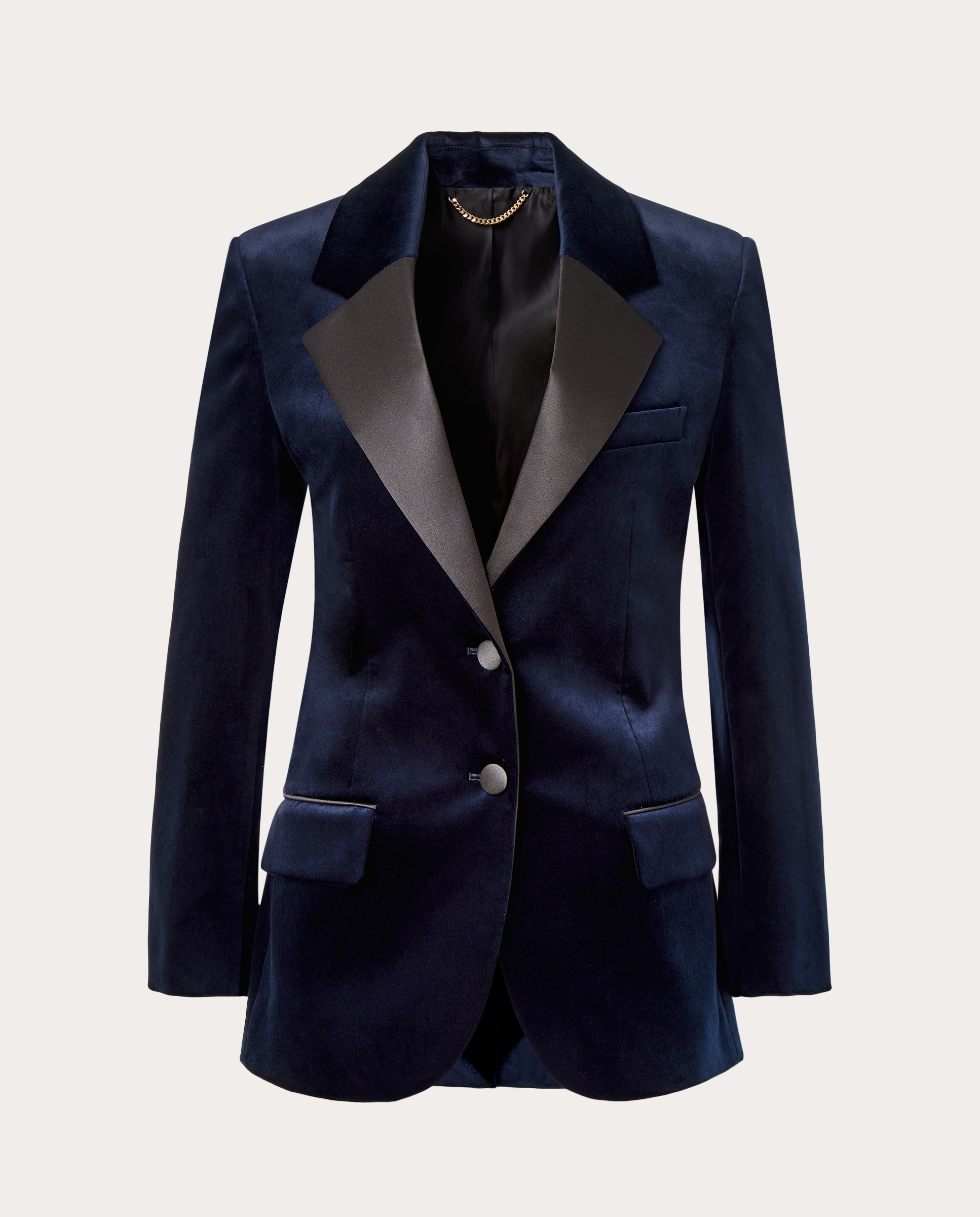 Imagen 0 de Chaqueta sastre de terciopelo Azul marino