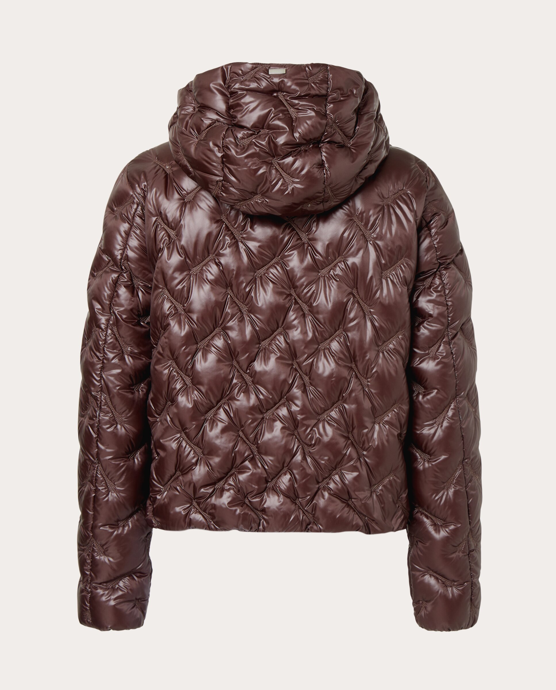 Chaqueta corta acolchada - Marrón oscuro Marrón oscuro-2
