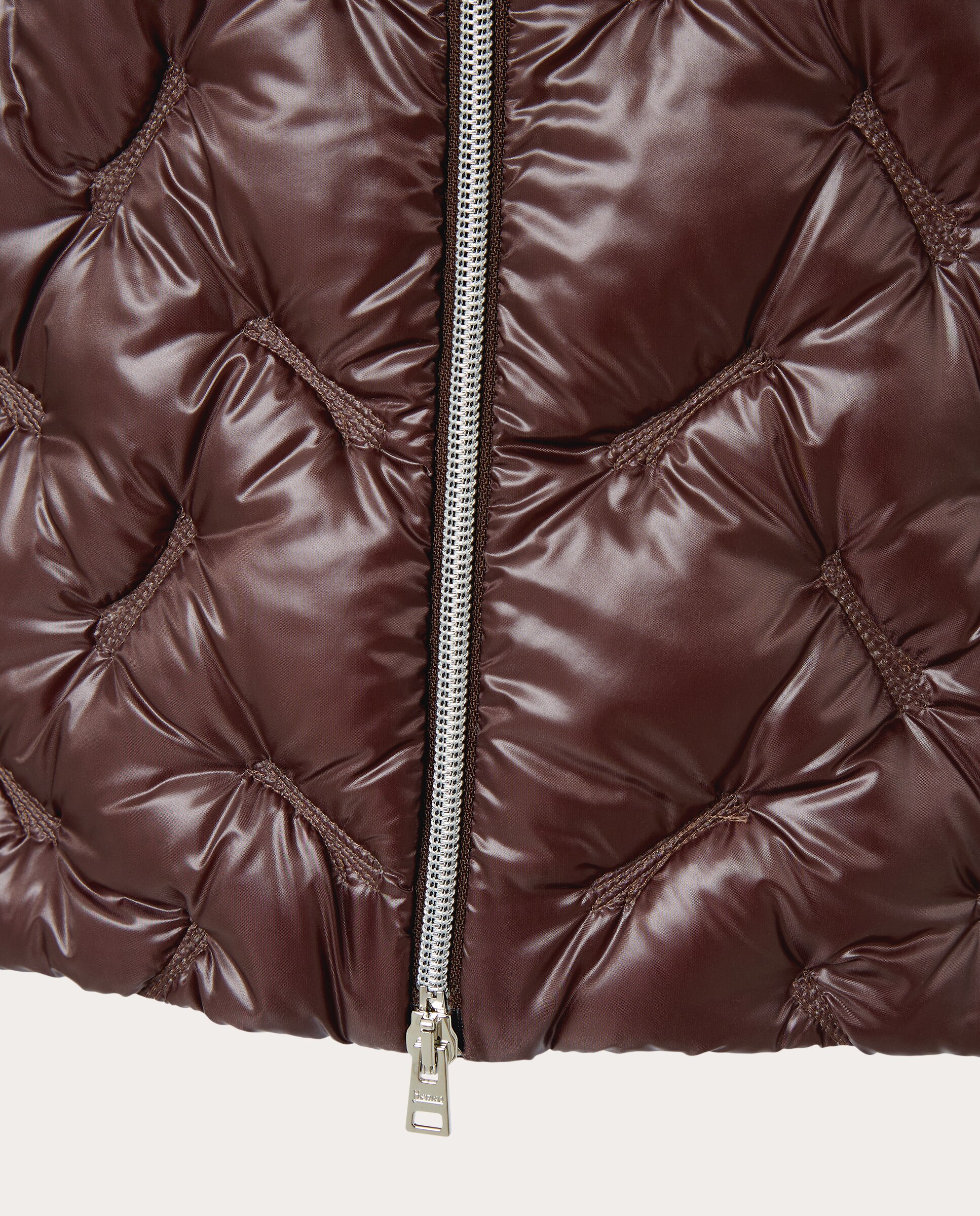Chaqueta corta acolchada - Marrón oscuro Marrón oscuro-5