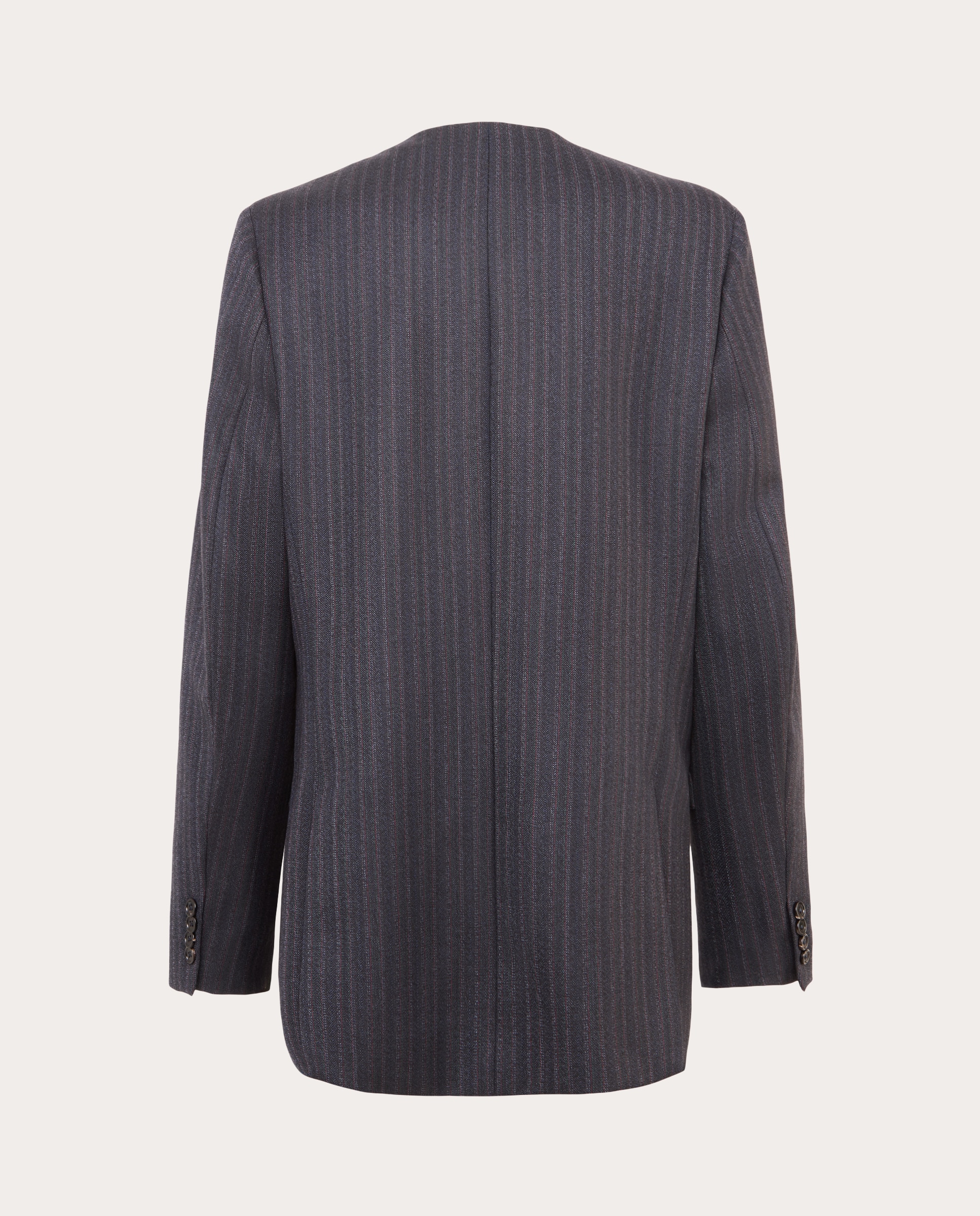 Imagen 2 de Chaqueta de lana oversized - Azul marino Azul marino