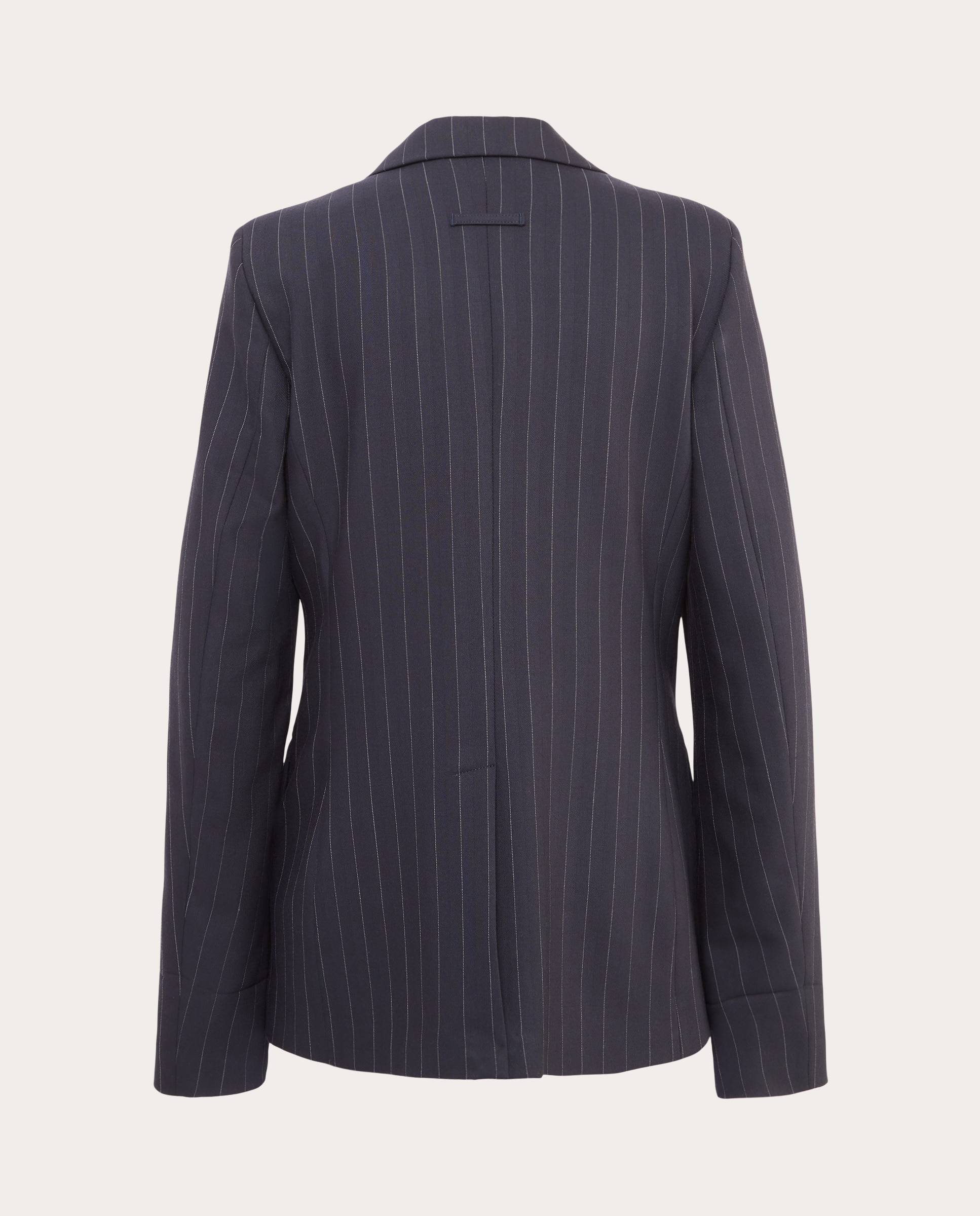 Chaqueta Balzac con raya diplomática - Azul marino Azul marino-2