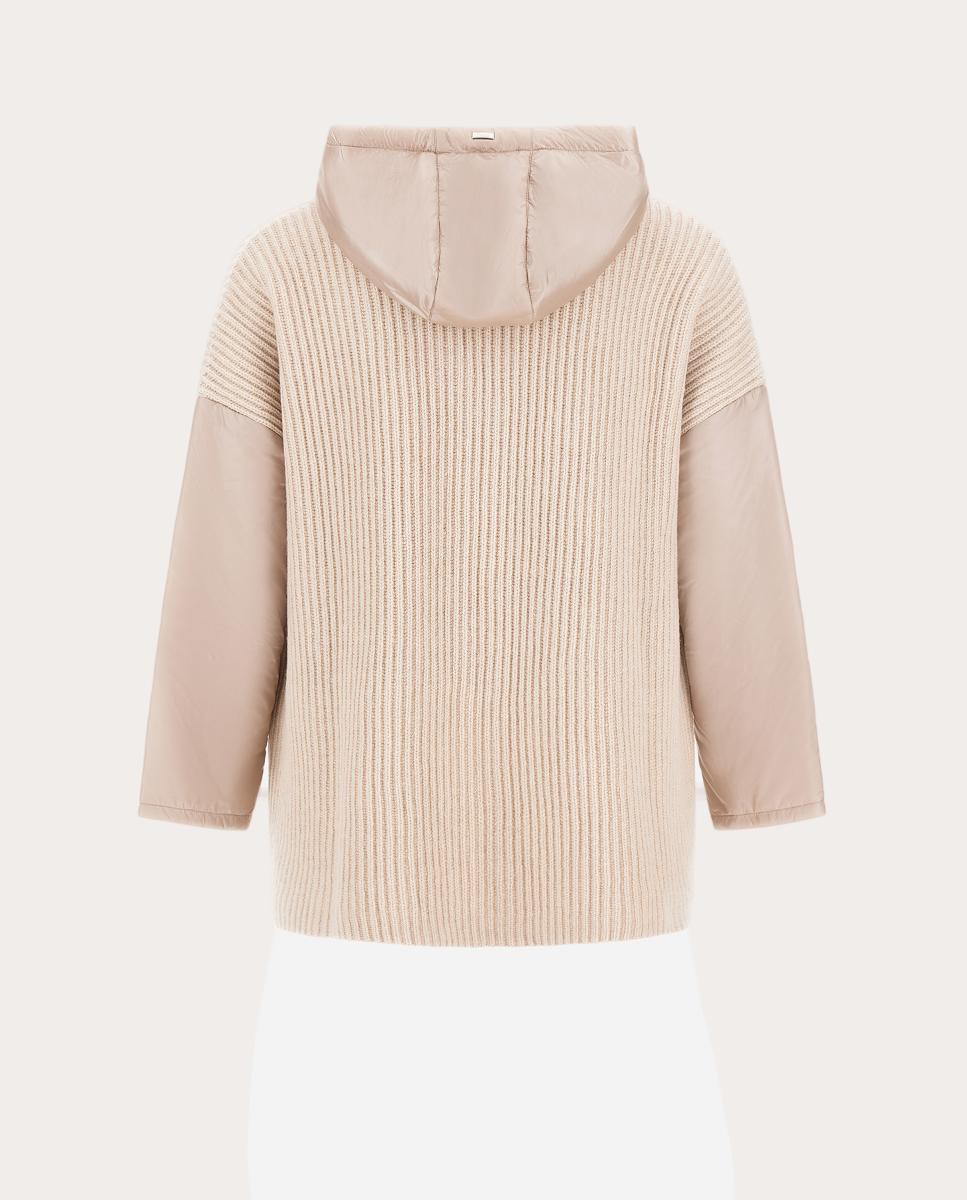 Casaco Resort de Lã Bege-2