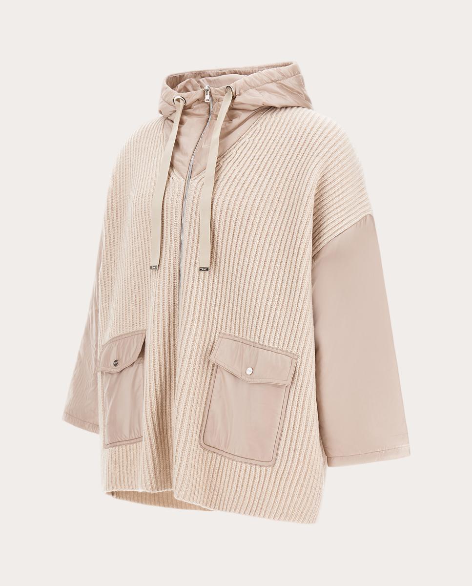 Casaco Resort de Lã Bege-3