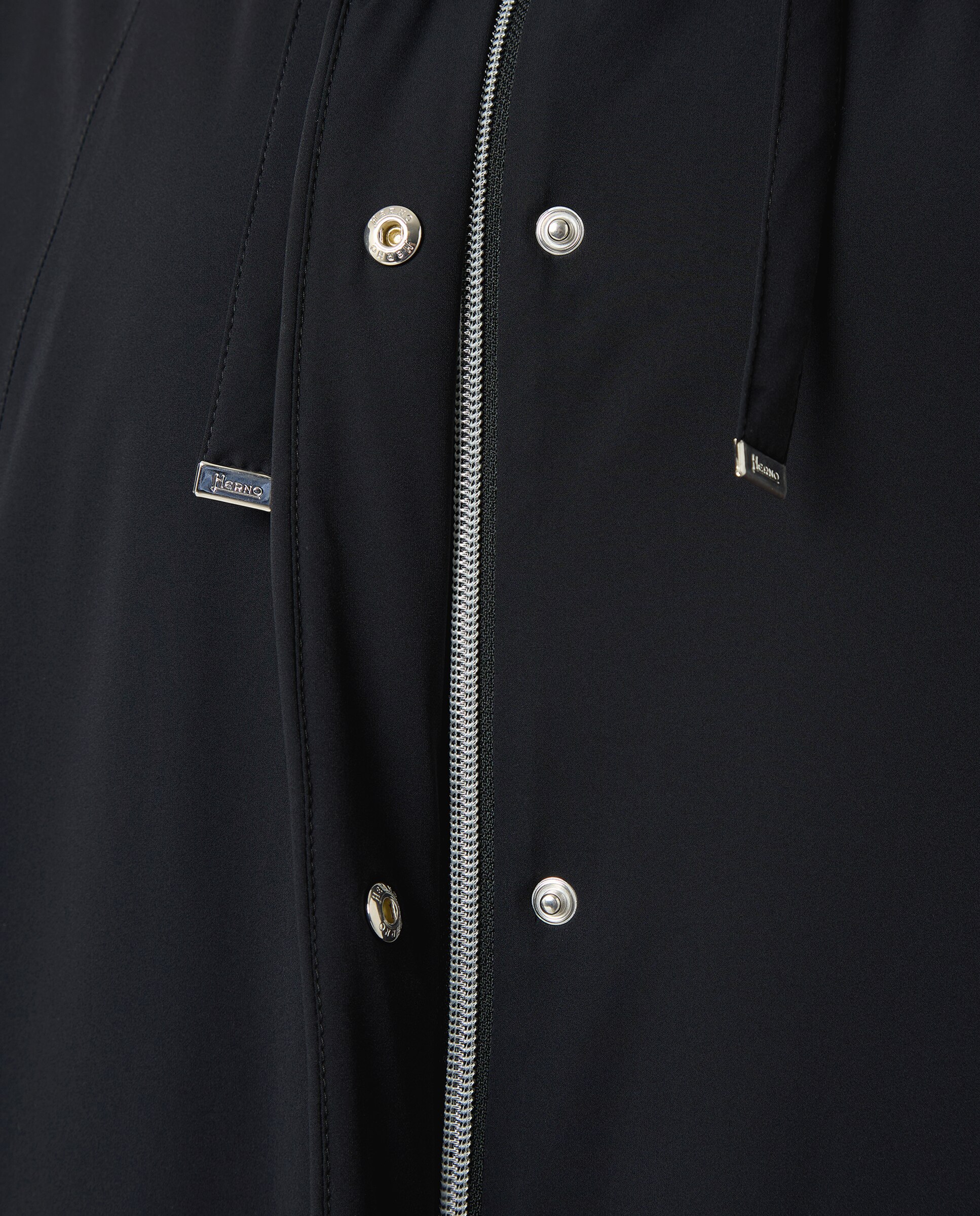 Chaqueta tipo chubasquero - Negro Negro-5
