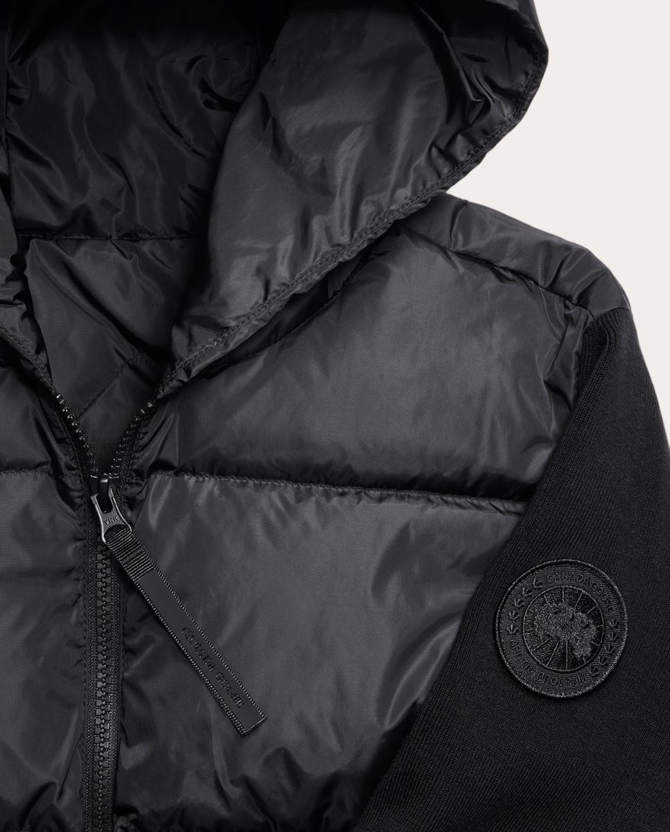 Chaqueta HyBridge® Wide Quilt Knit - Negro Negro-4