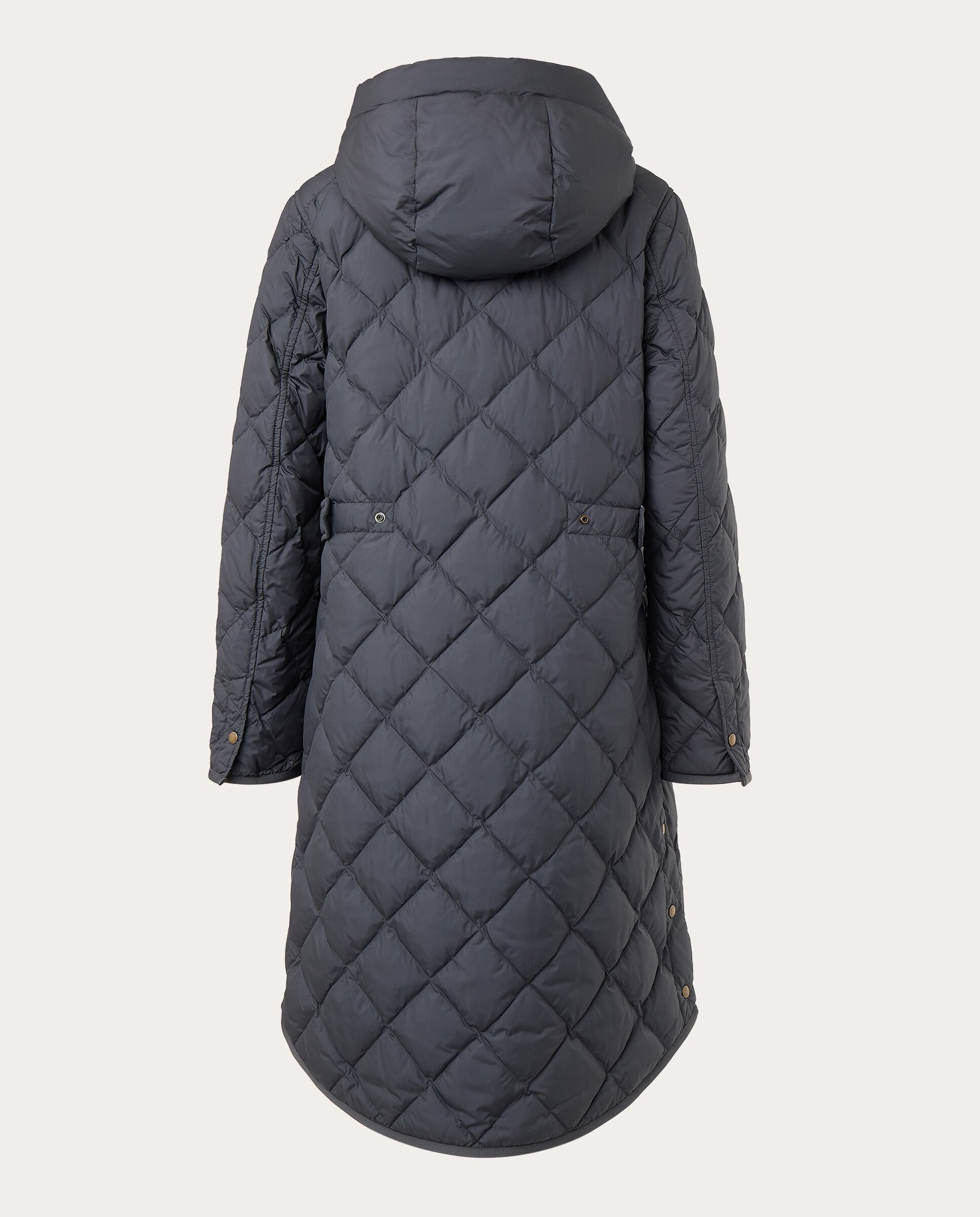Parka de microfibra con capucha - Gris oscuro Gris oscuro-2