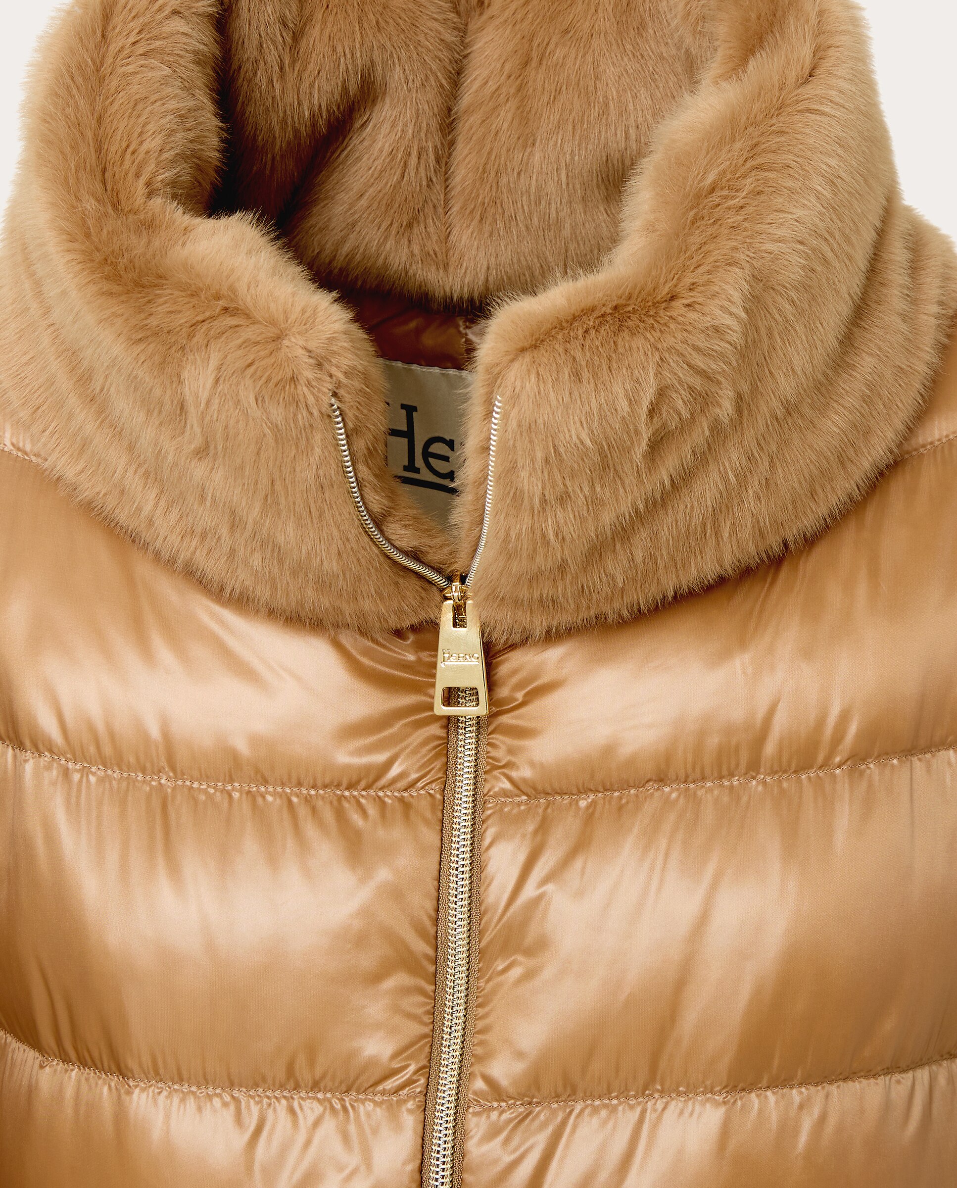 Chaqueta acolchada combinada - Camel Camel-3