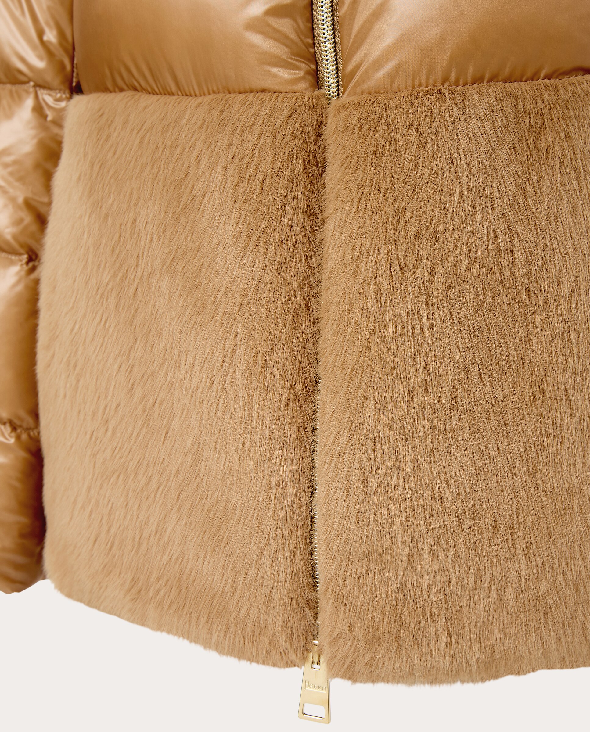 Chaqueta acolchada combinada - Camel Camel-4