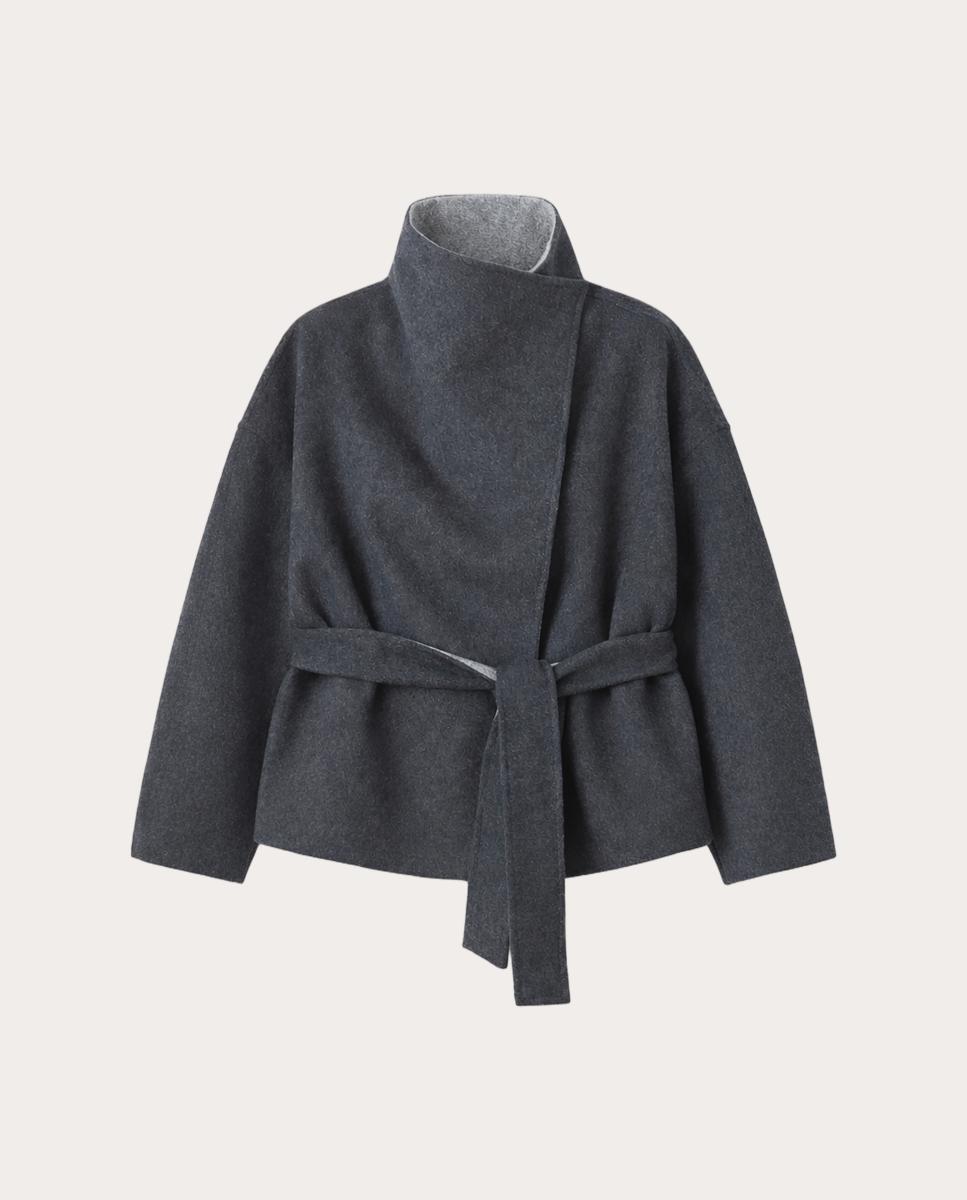 Imagen 0 de Chaquetón de lana reversible Onelle Gris