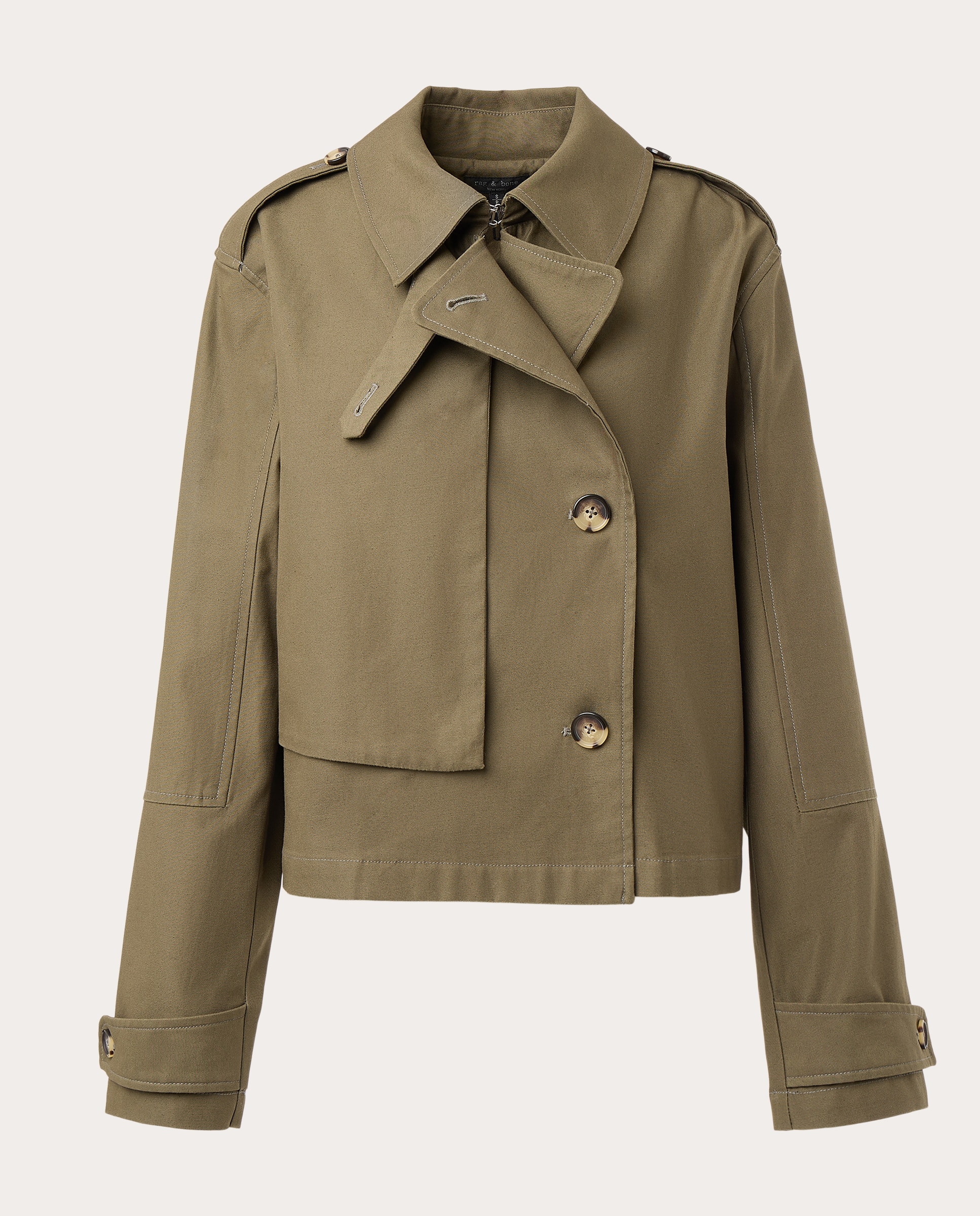 Imagen 0 de Trench corto Jamie Verde