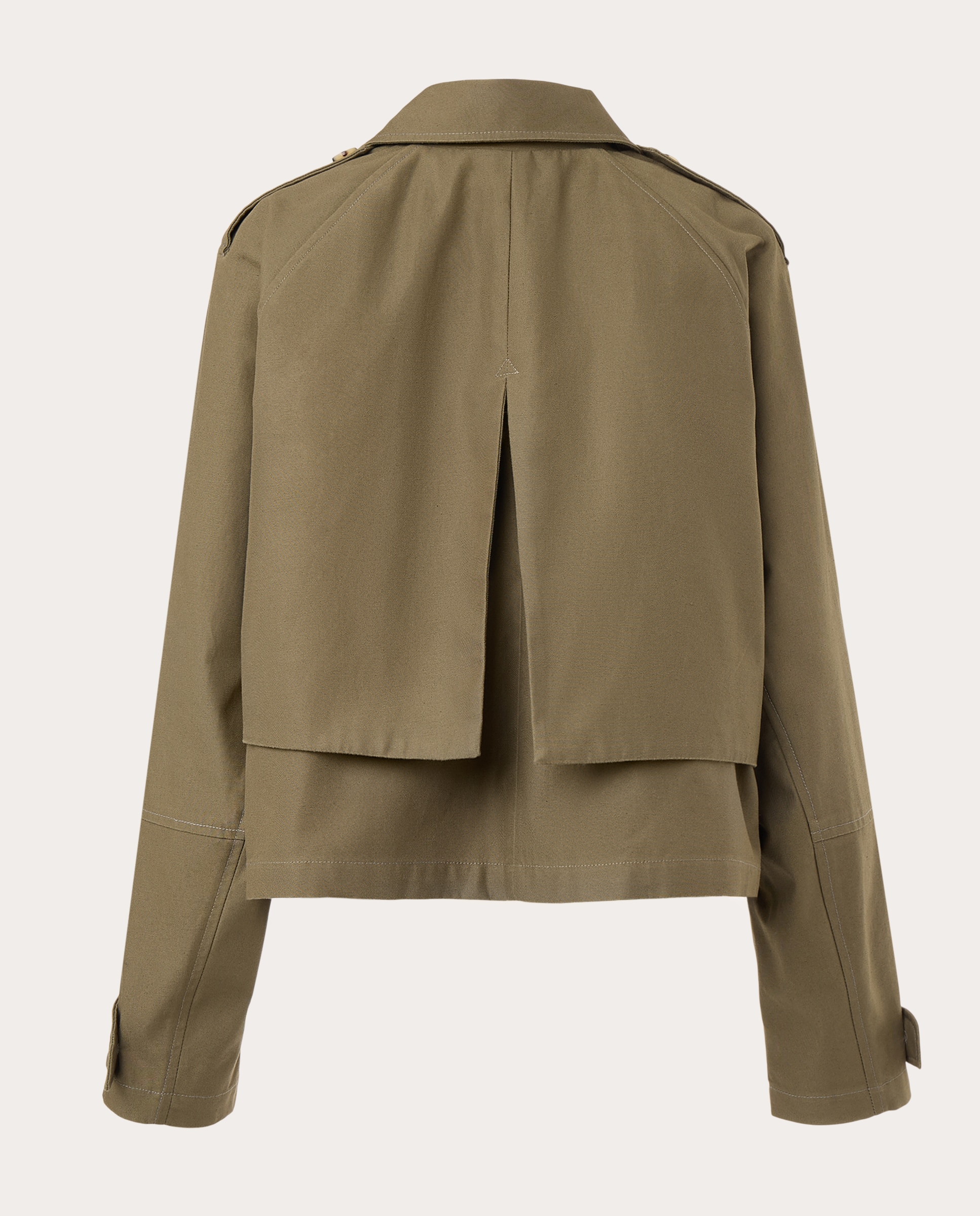 Trench corto Jamie - Verde Verde-2