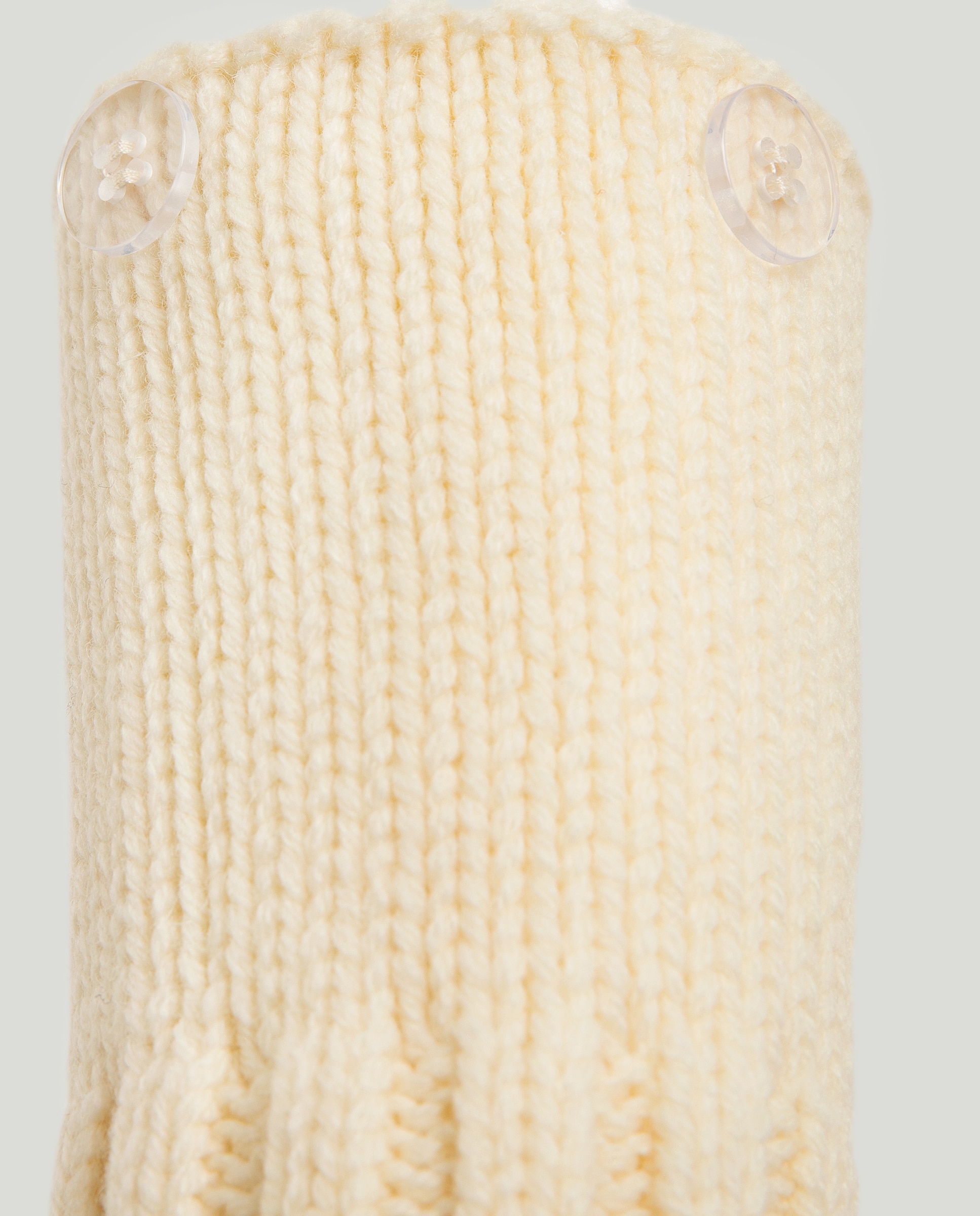 Dickey de Lã - Bege Branco-5