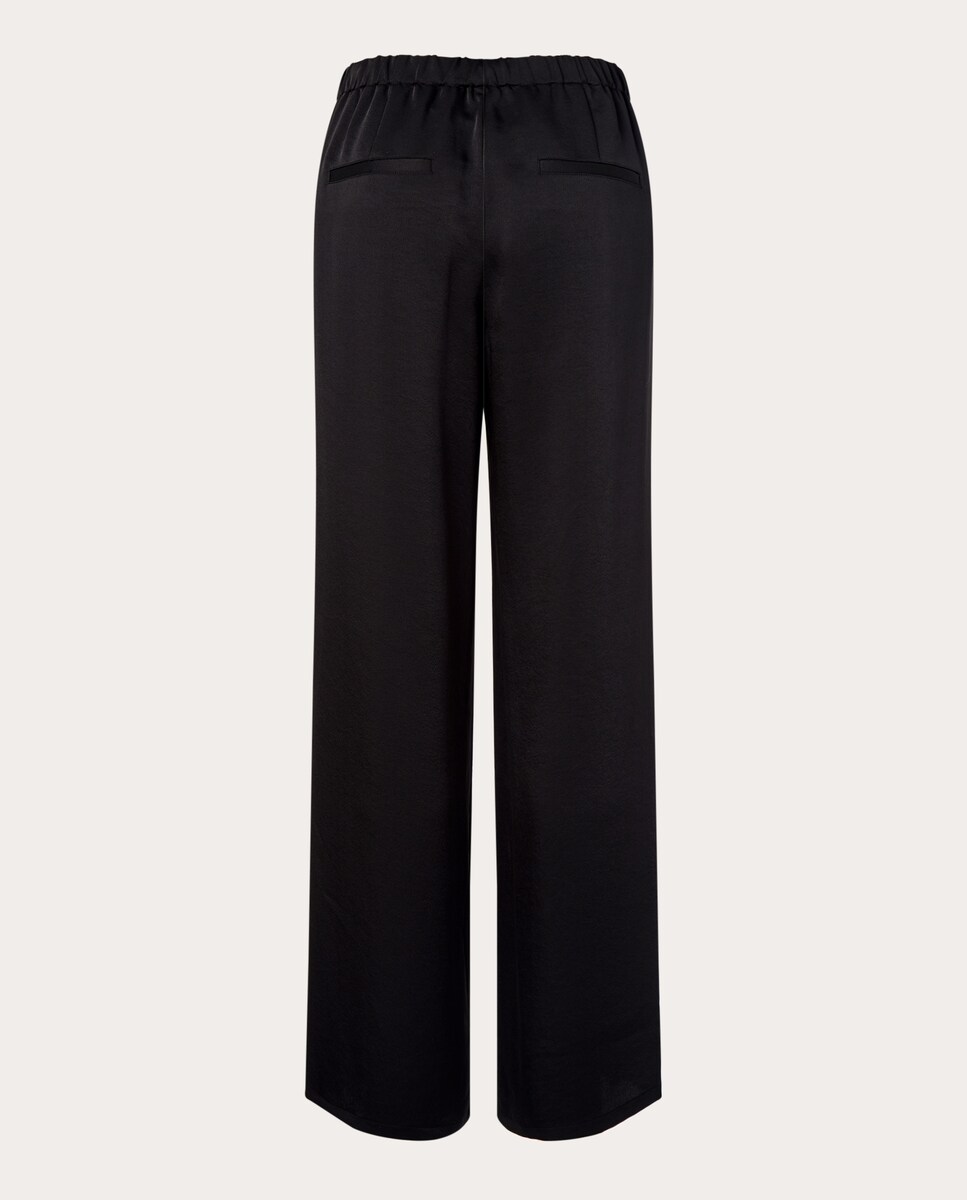 Pantalón recto Negro-2