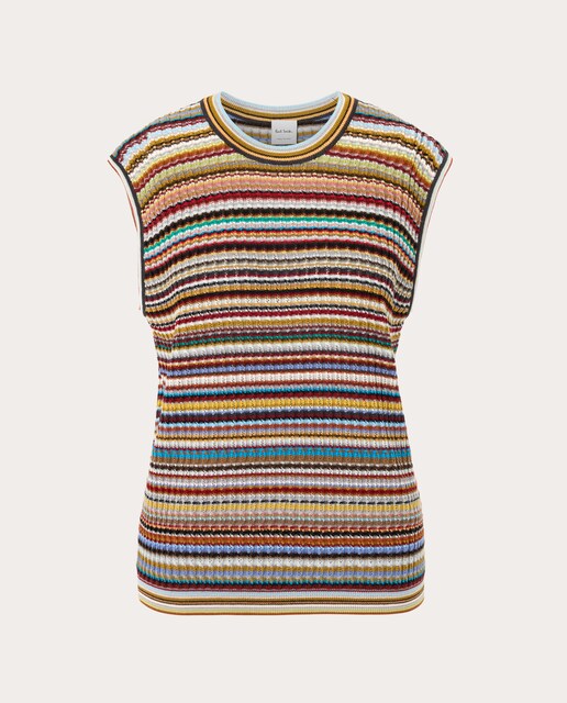 Imagem 0 de Camisola de Malha às Riscas