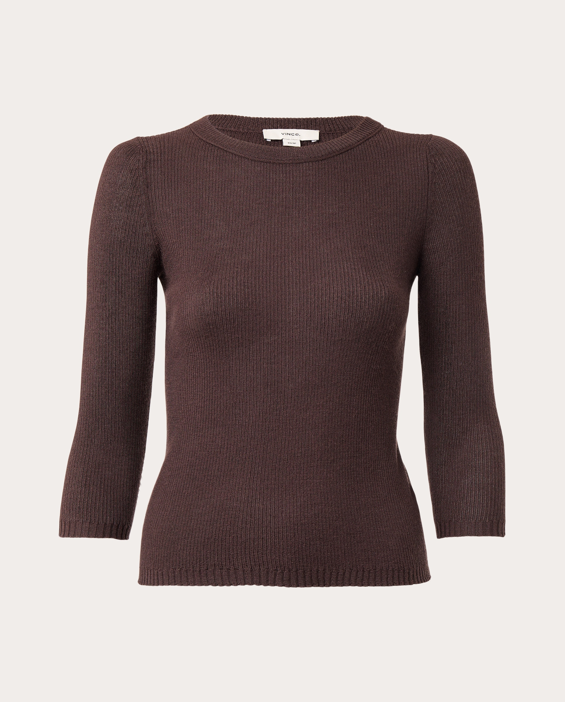 Imagen 0 de Top de manga 3/4 con cuello barco Gris hierro Gris
