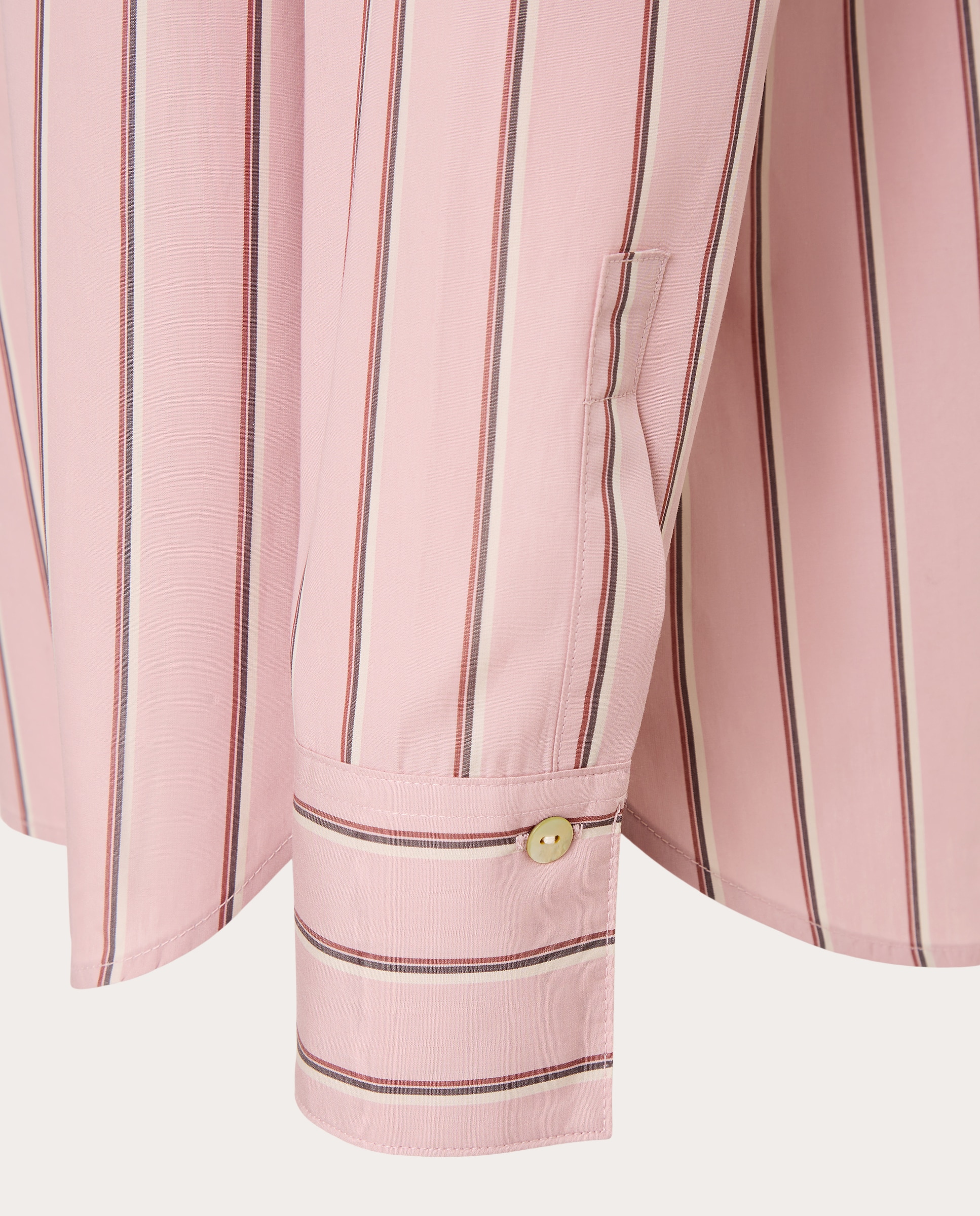 Top Popover Relaxed de Manga Comprida - Rosa Pálido Rosa-4