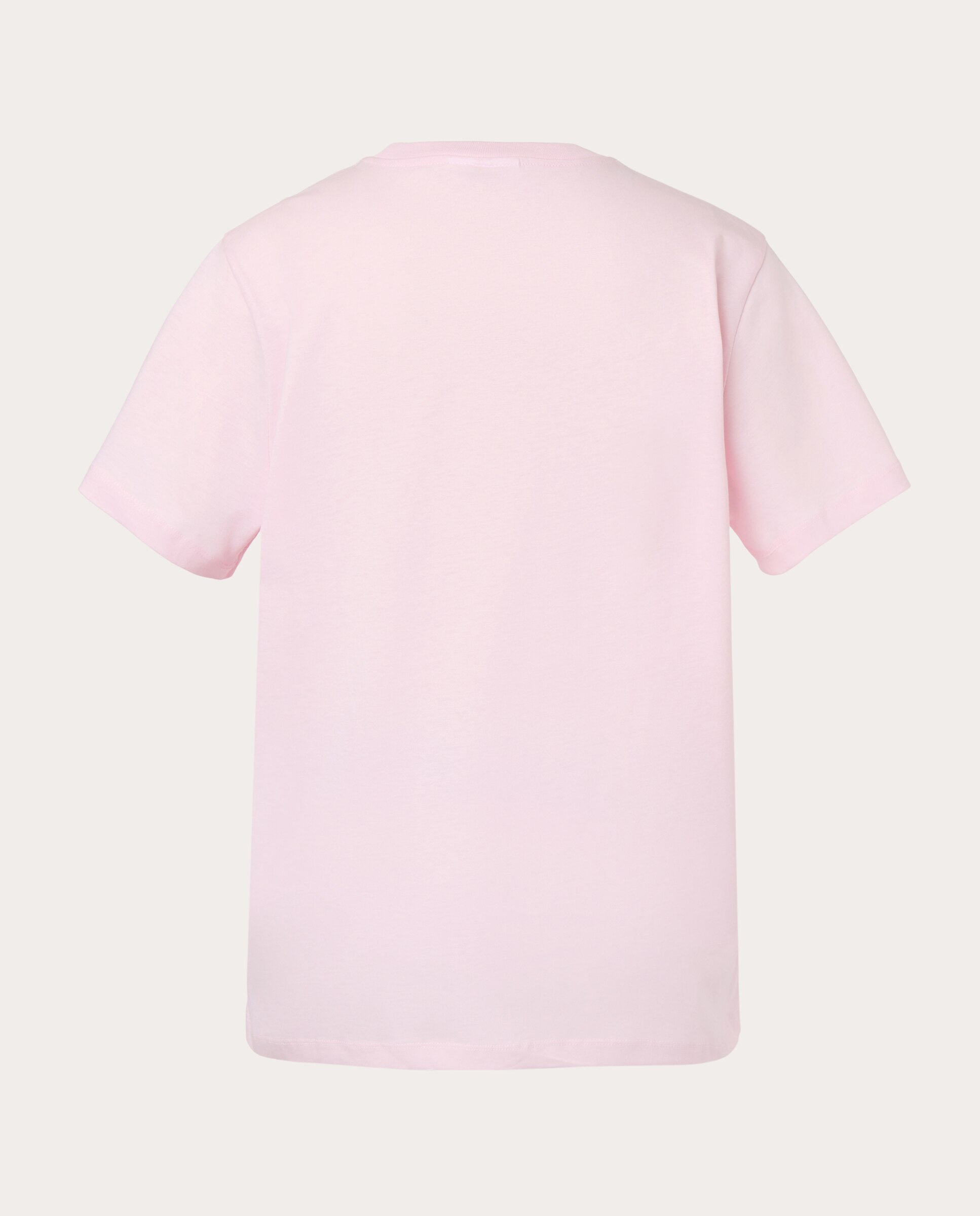 T-shirt de Algodão com Estampado Rosa-2