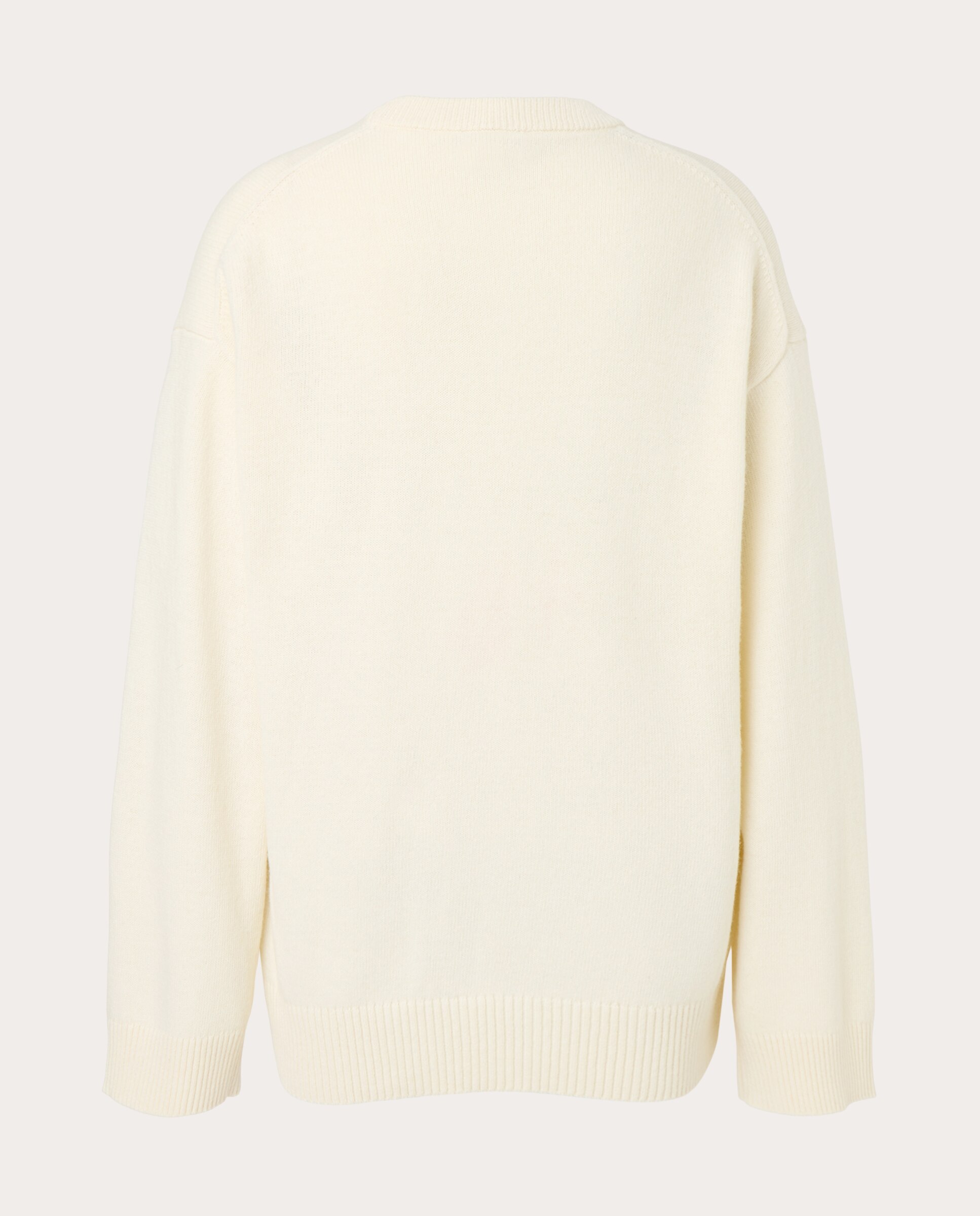 Camisola de Malha Oversize Morango Branco-2