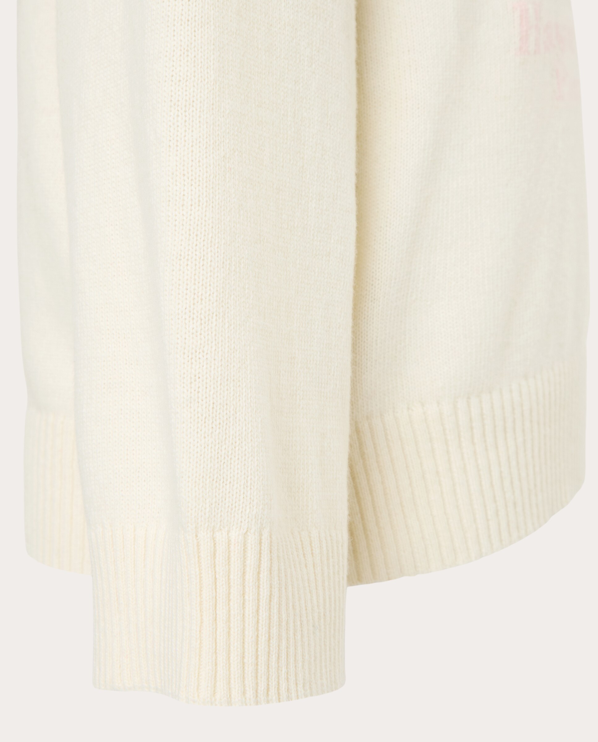 Camisola de Malha Oversize Morango Branco-4