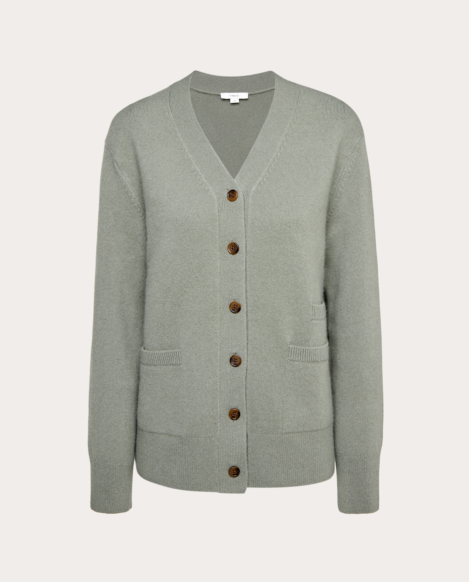 Imagem 0 de Cardigan Relaxed com Decote em Bico - Verde Sagewood